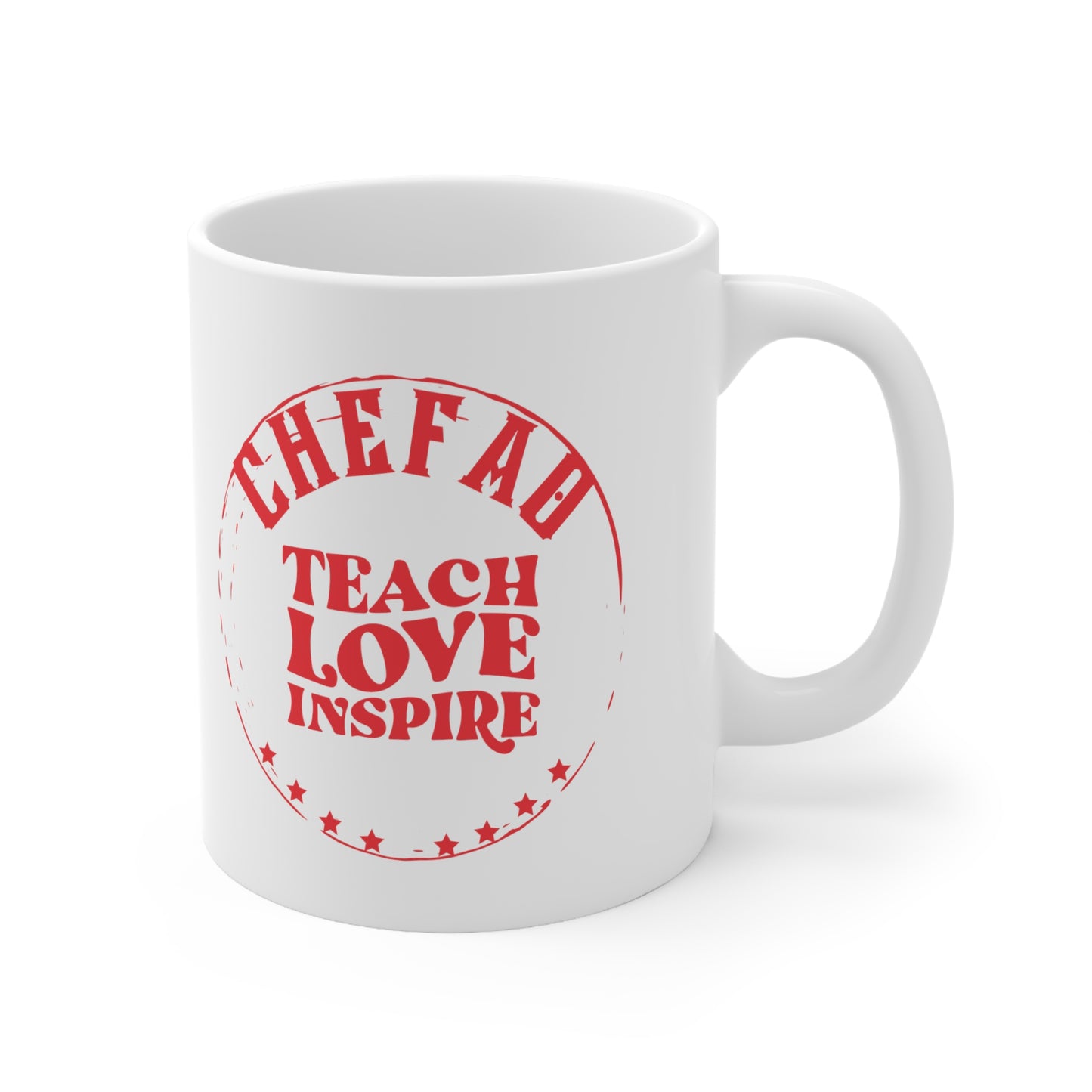 Chefao Teacher IV, White Coffee Mug, 11oz