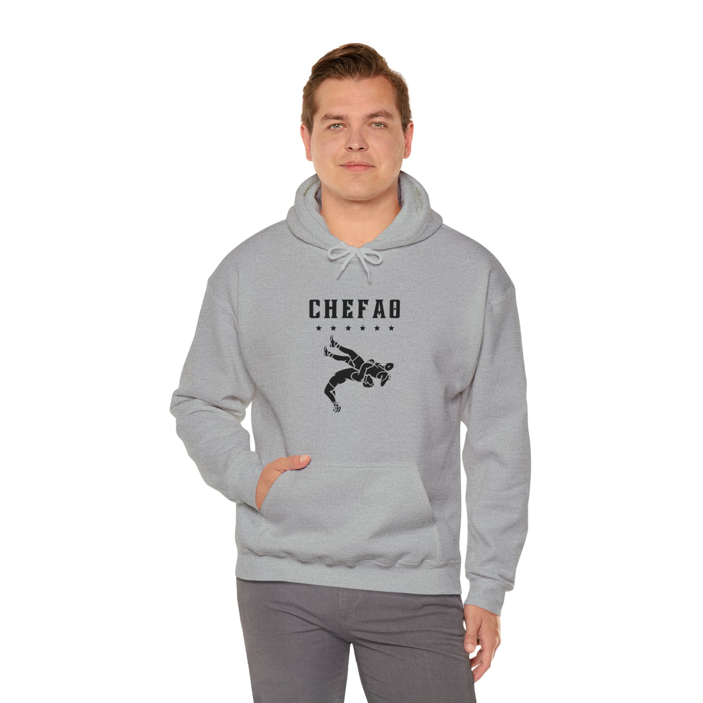 Chefao Wrestling IV, Unisex Heavy Blend Hooded Sweatshirt