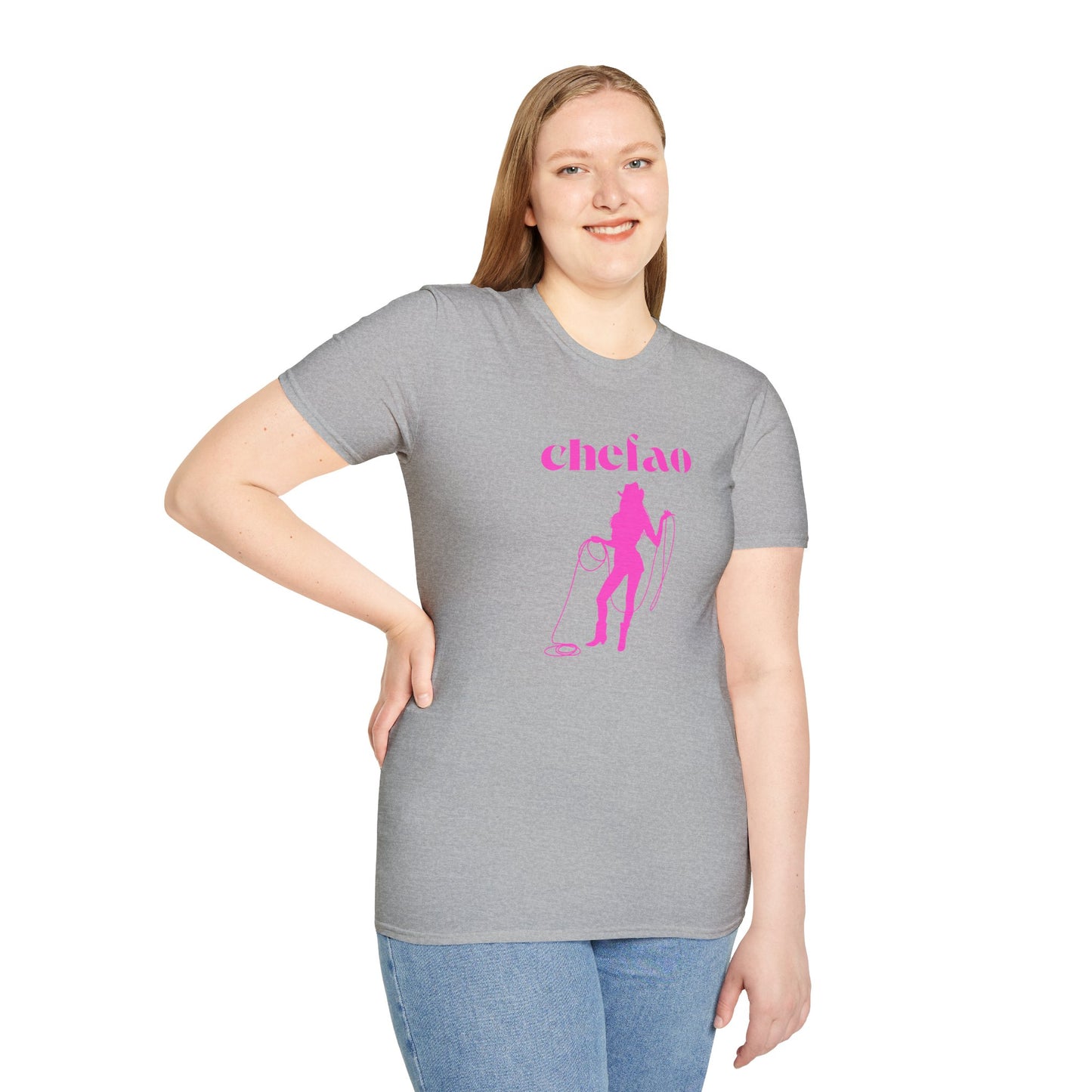 Chefao Cowgirl III, Unisex Softstyle T-Shirt