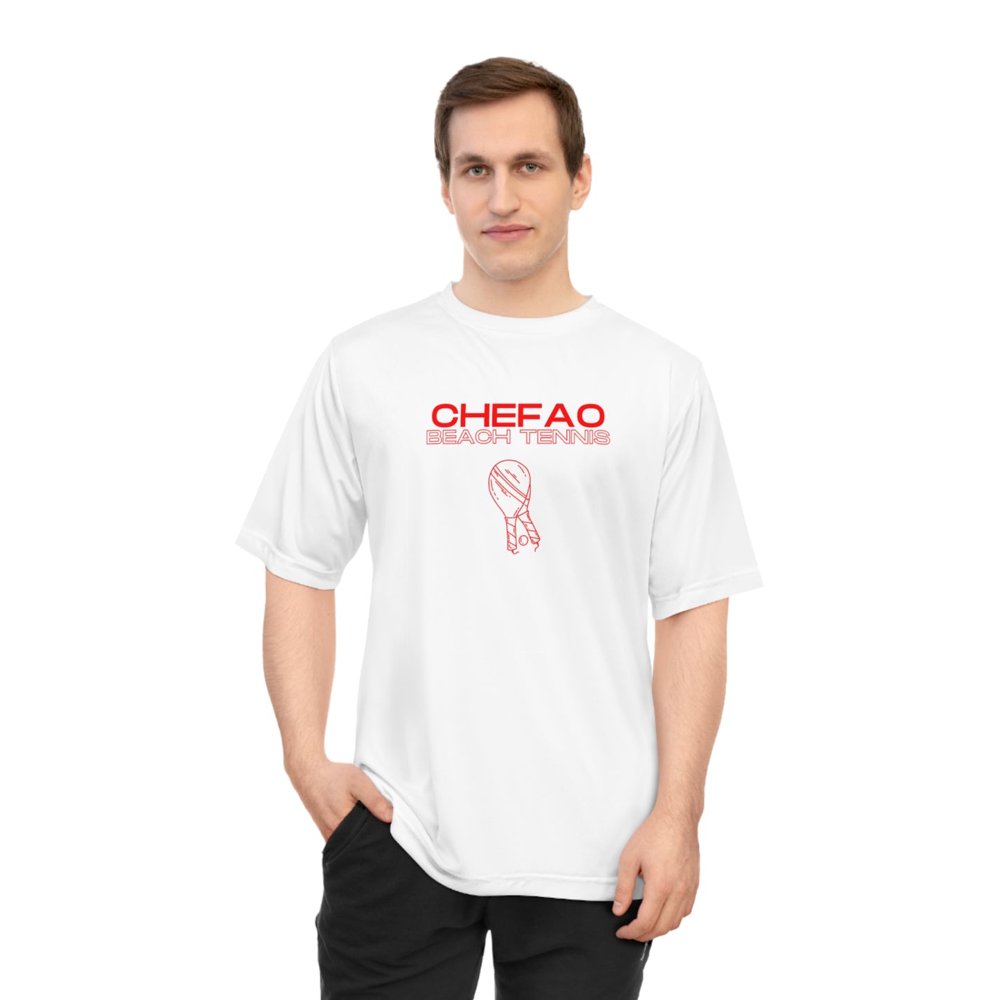 Chefao Beach Tennis I, Unisex Zone Performance T-shirt