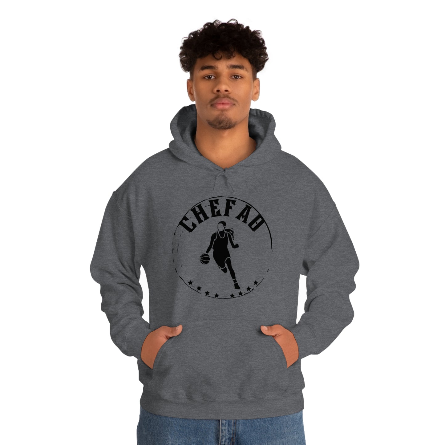 Chefao Basketball I, Unisex Heavy Blend Hooded Sweatshirt