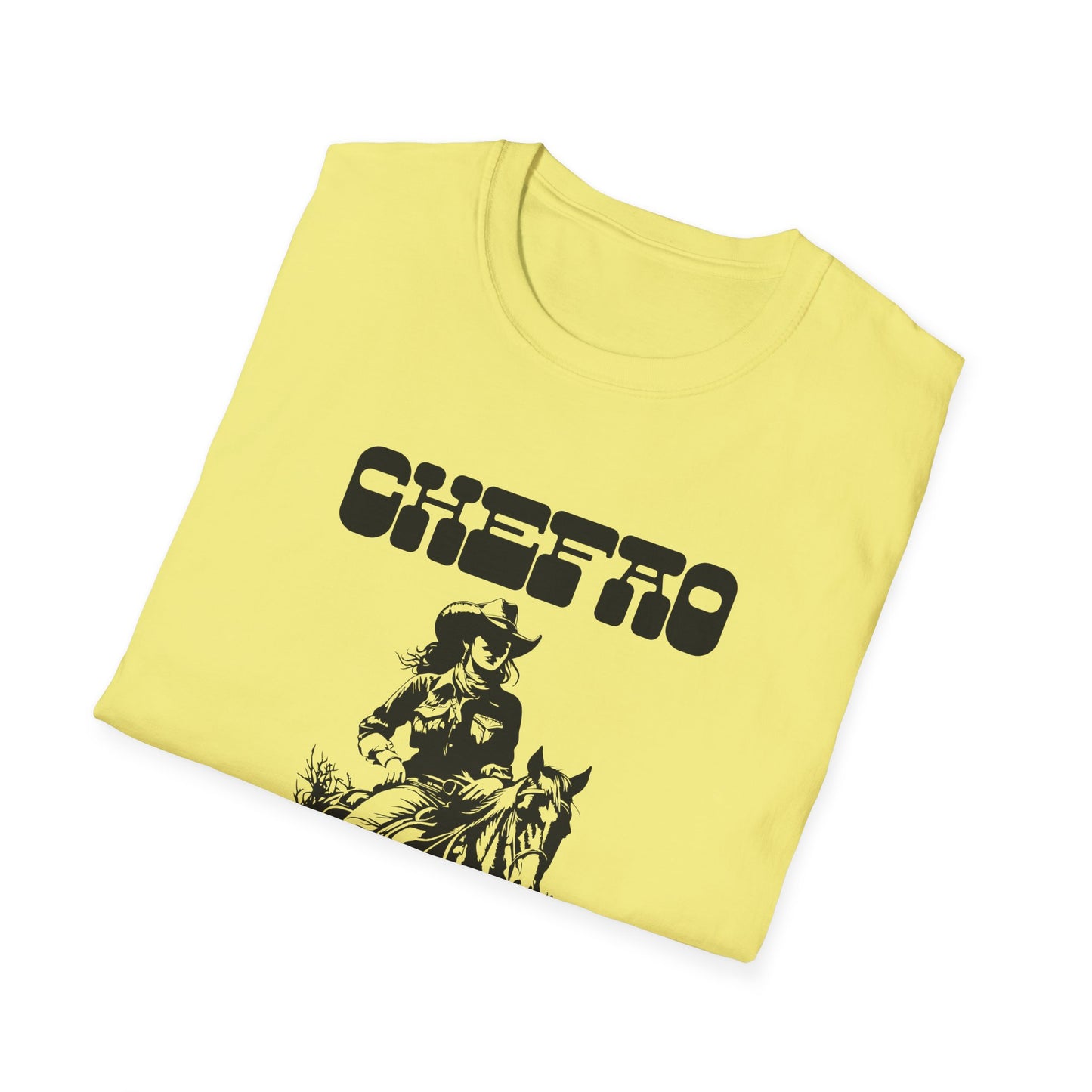 Chefao Cowgirl V, Unisex Softstyle T-Shirt