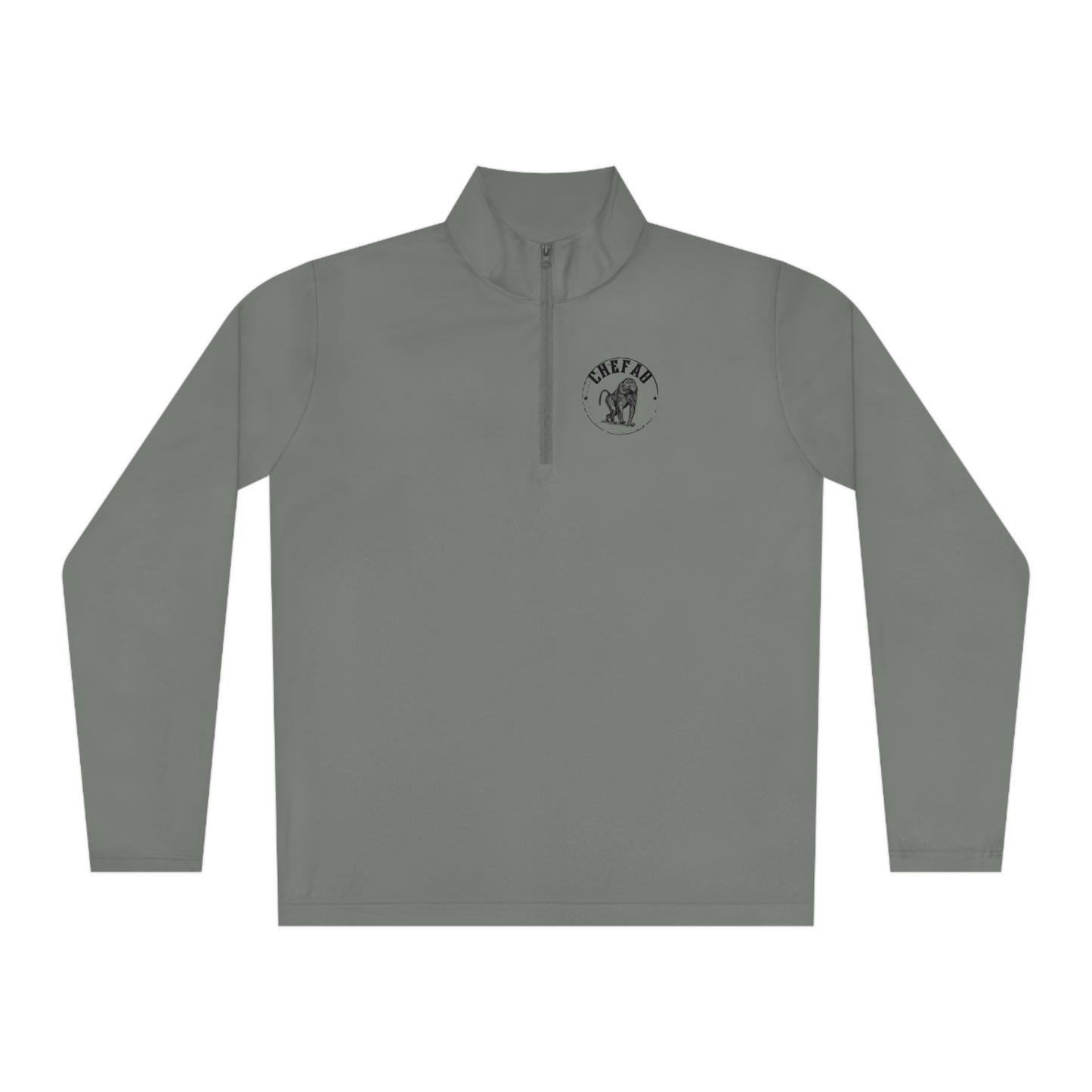 Chefao Baboon, Unisex Quarter-Zip Pullover