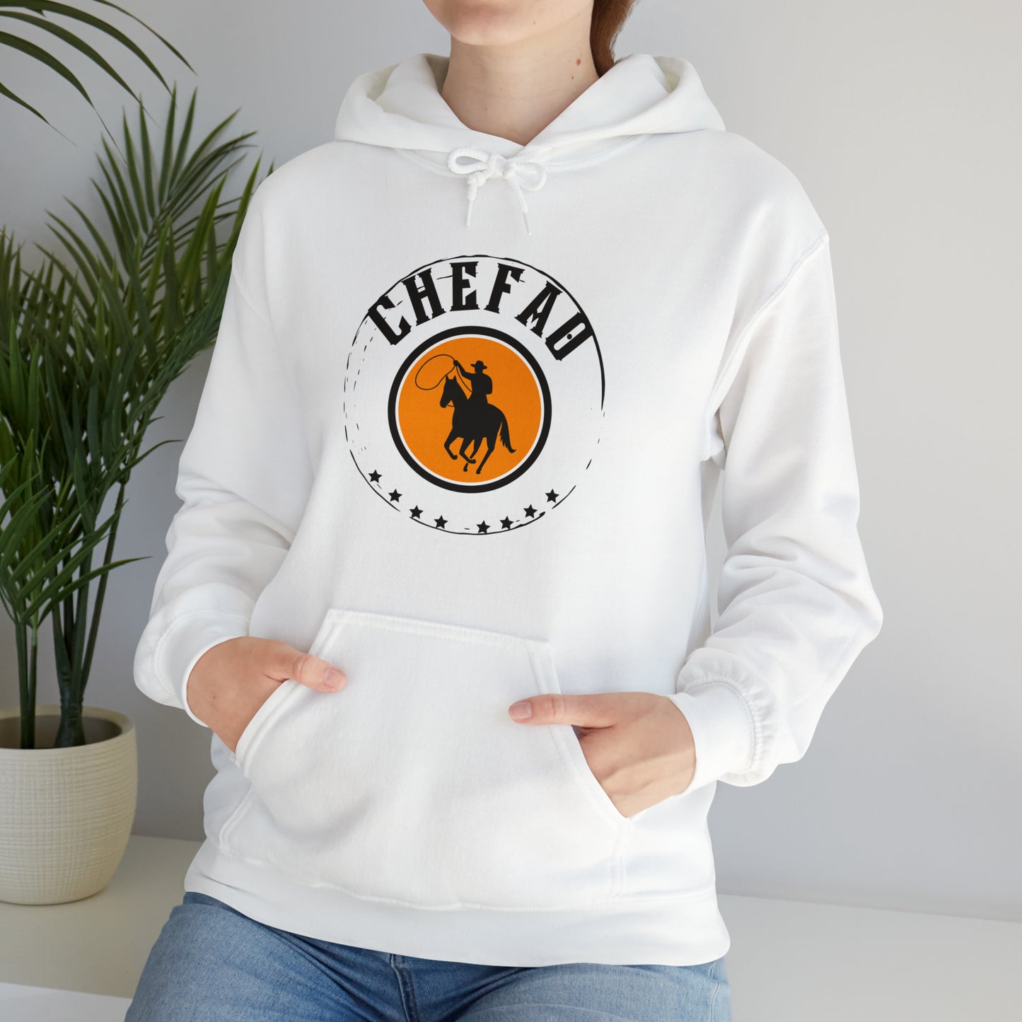 Chefao Cowboy II, Unisex Heavy Blend Hooded Sweatshirt