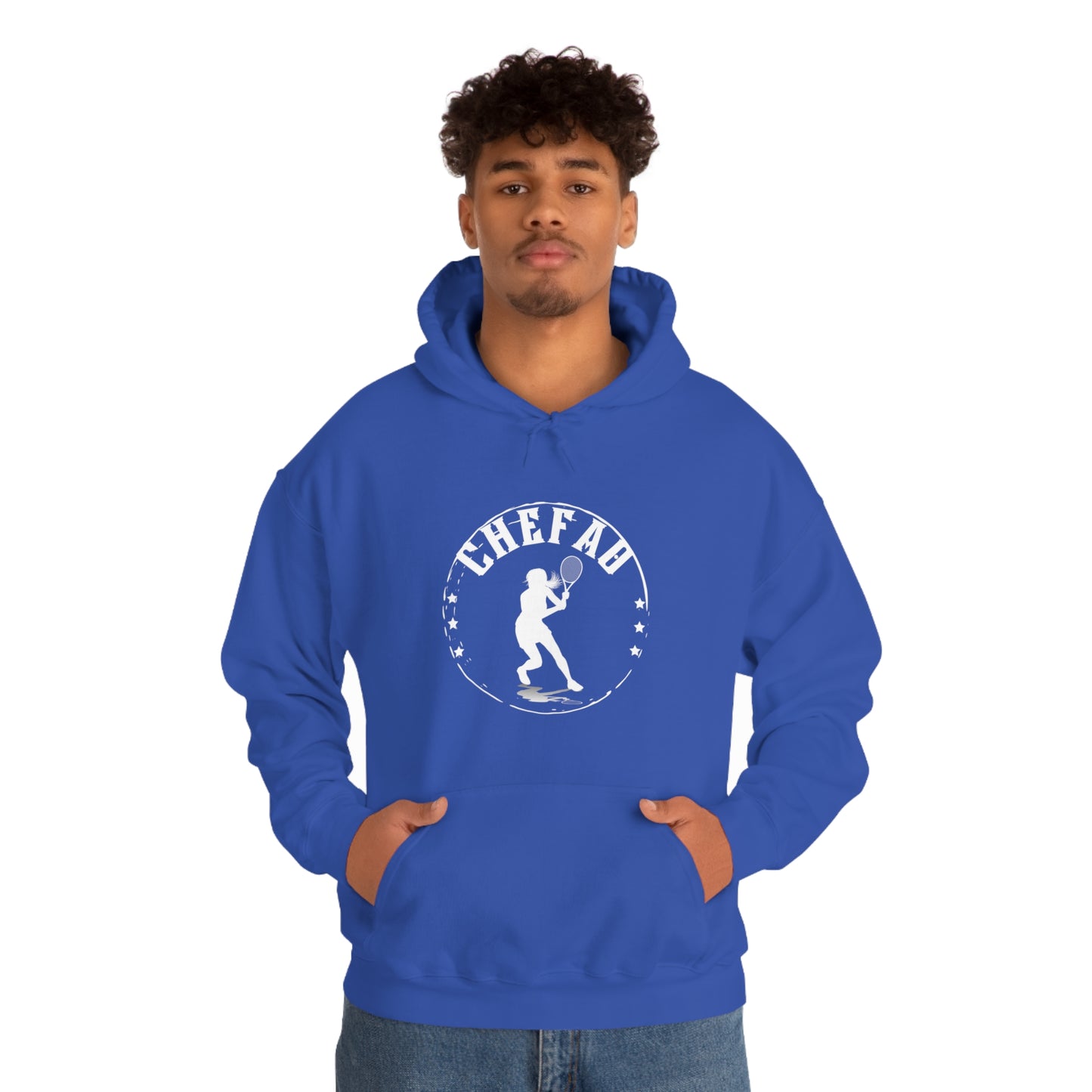 Chefao Tennis III, Unisex Heavy Blend Hooded Sweatshirt