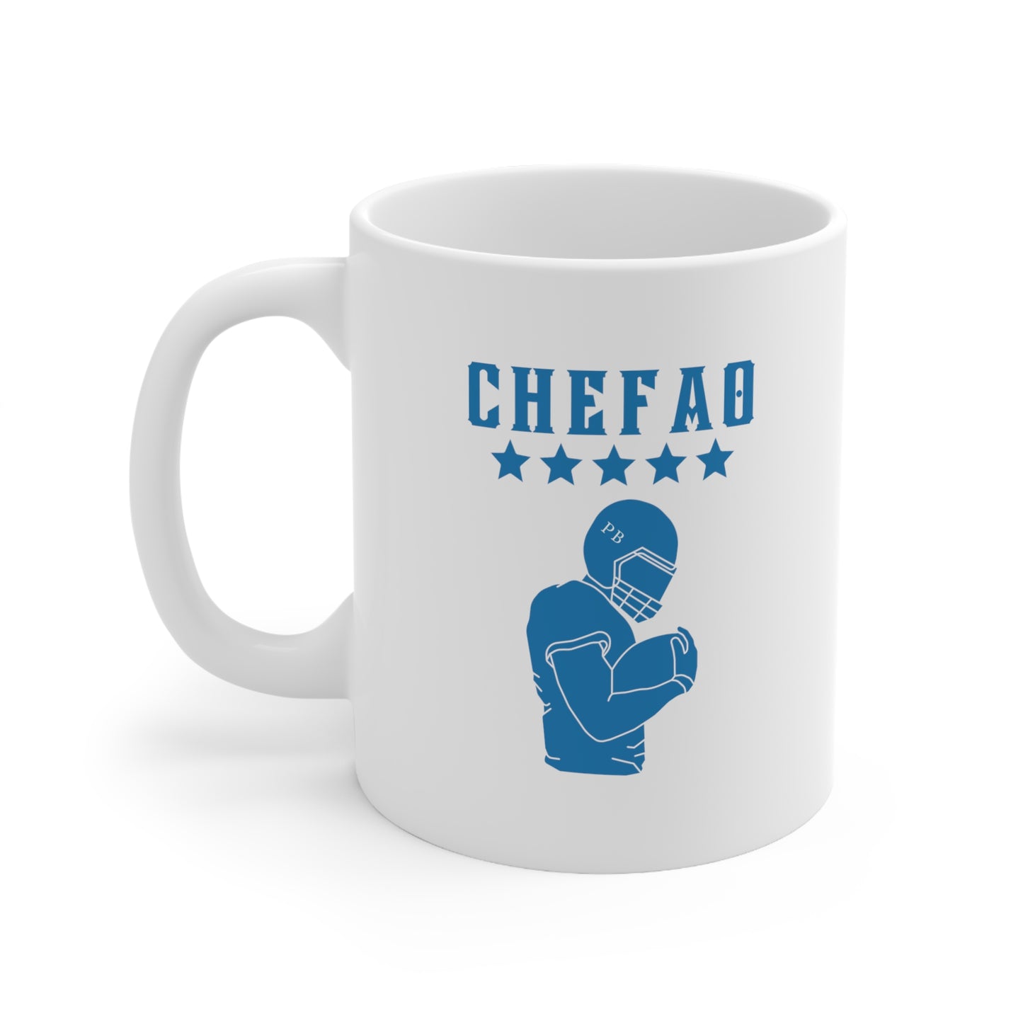 Chefao Preston: The Ultimate Performer I, White Coffee Mug, 11oz