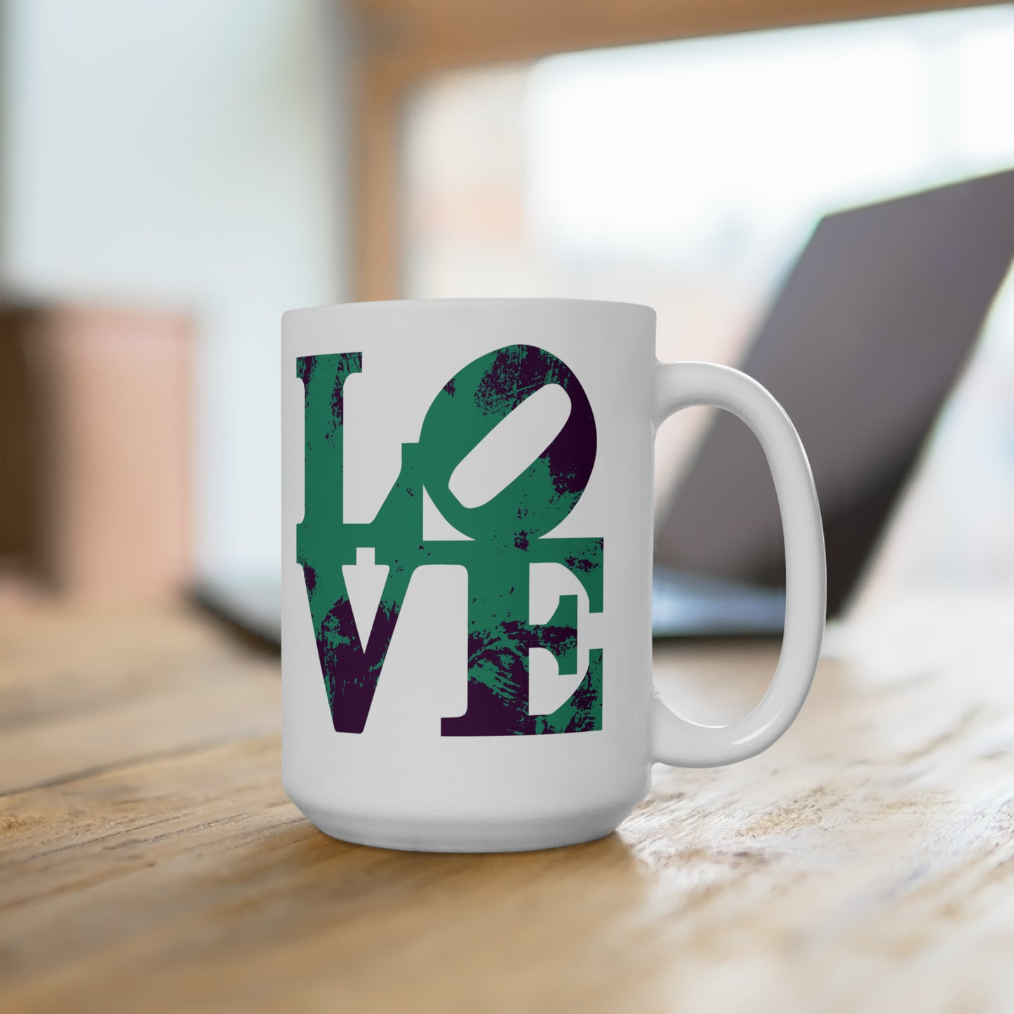 Chefao Love Blocks I, Ceramic Mug 15oz