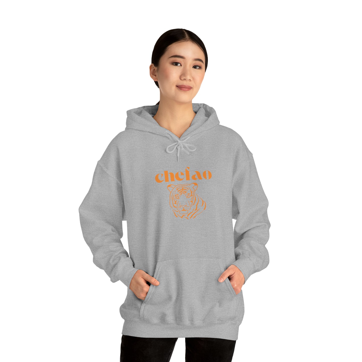 Chefao Tiger I, Unisex Heavy Blend Hooded Sweatshirt