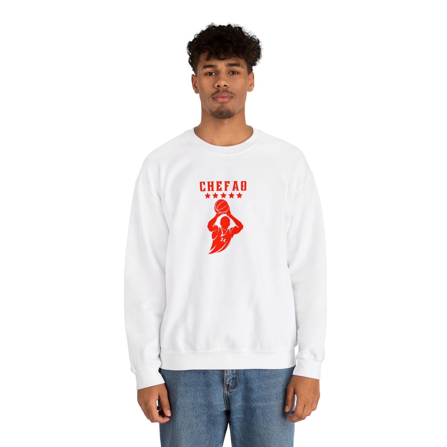 Chefao Basketball Dylan I, Unisex Heavy Blend Crewneck Sweatshirt