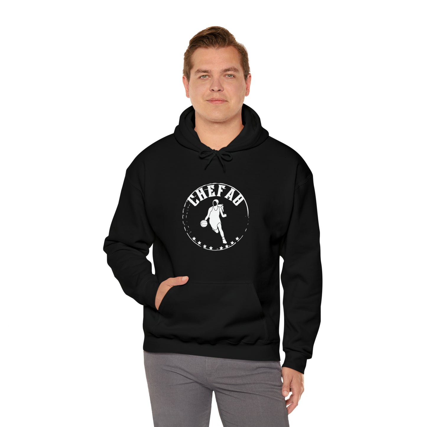 Chefao Basketball I, Unisex Heavy Blend Hooded Sweatshirt