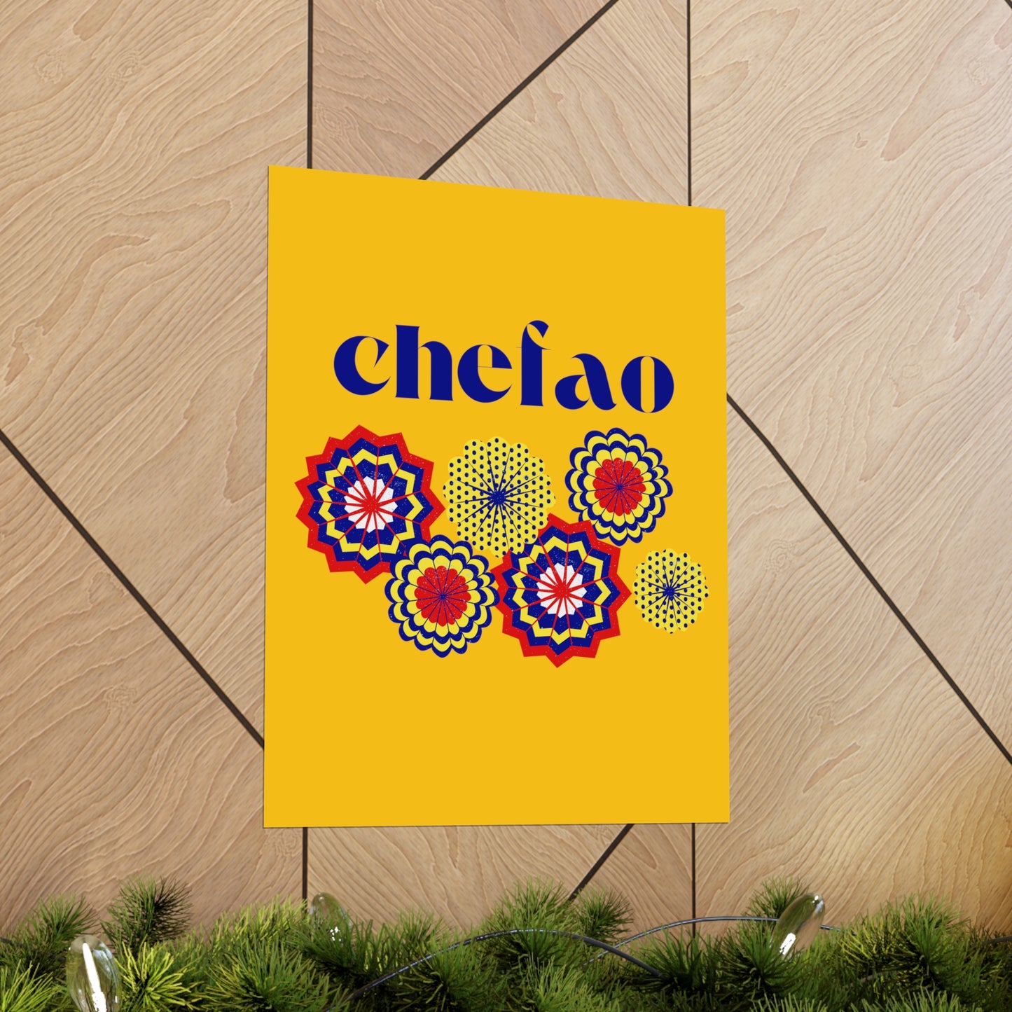 Chefao Paper Fans I, Premium Matte Vertical Posters