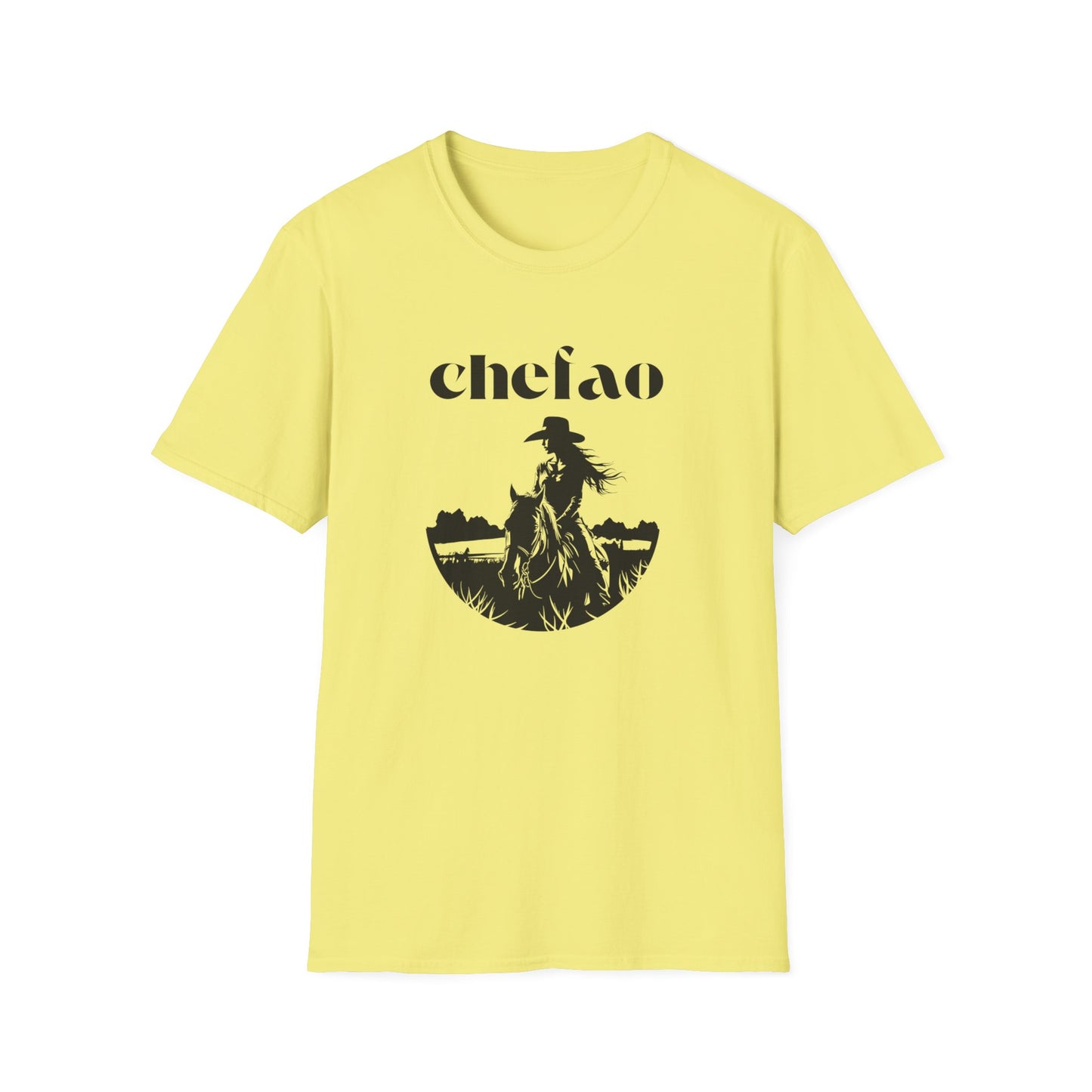 Chefao Cowgirl IV, Unisex Softstyle T-Shirt