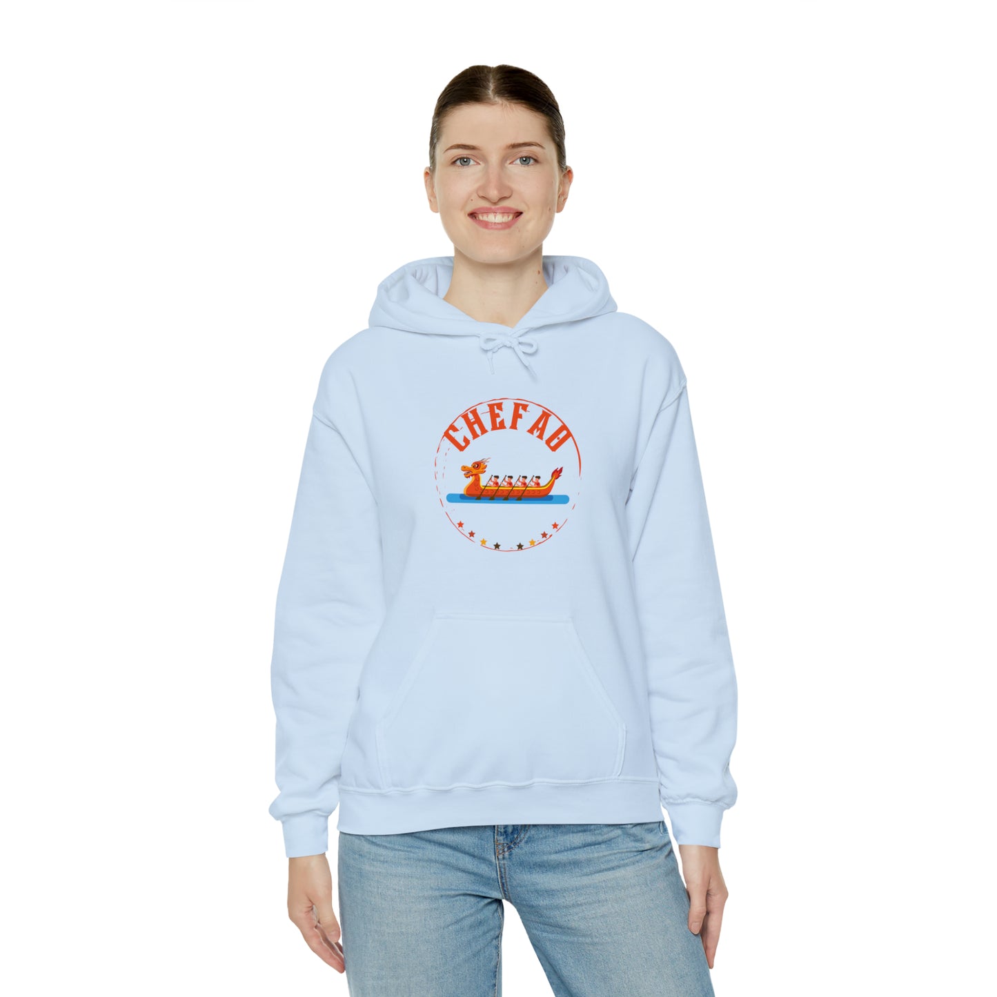 Chefao Dragonboat II, Unisex Heavy Blend Hooded Sweatshirt