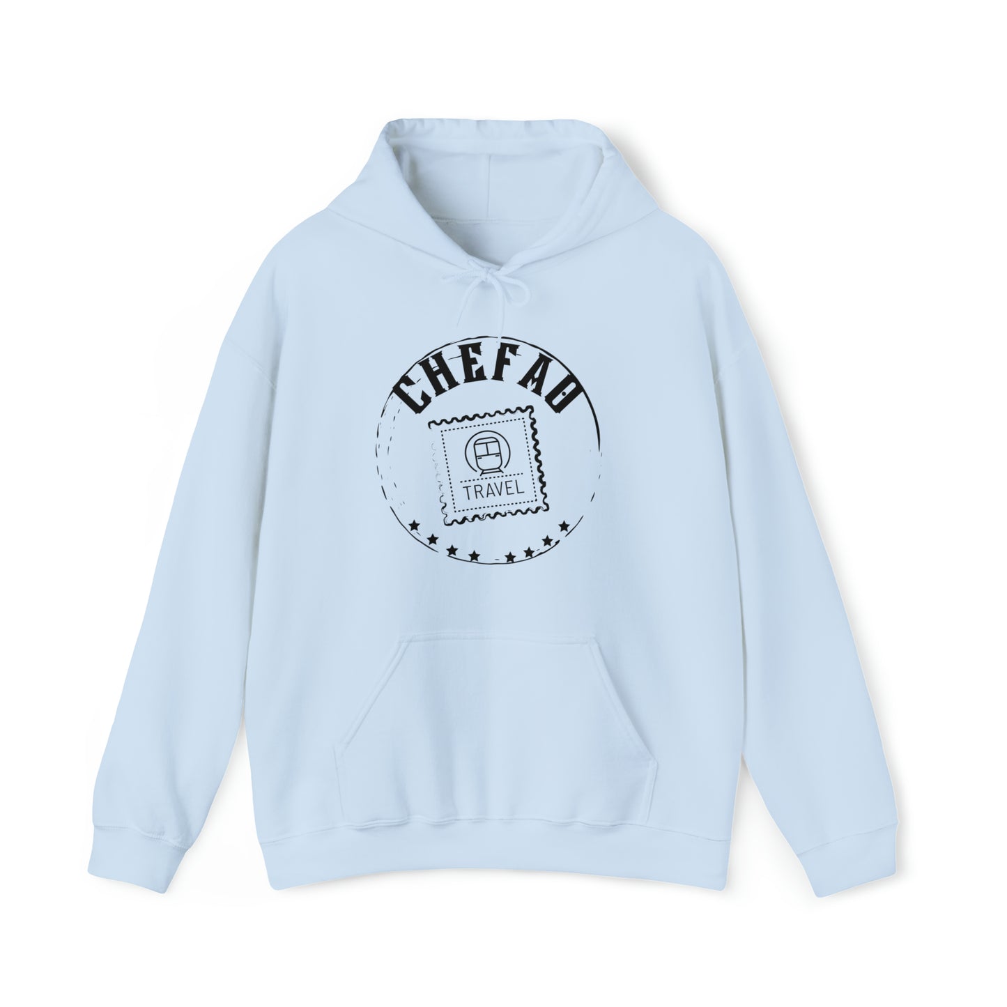 Chefao Travel II, Unisex Heavy Blend Hooded Sweatshirt