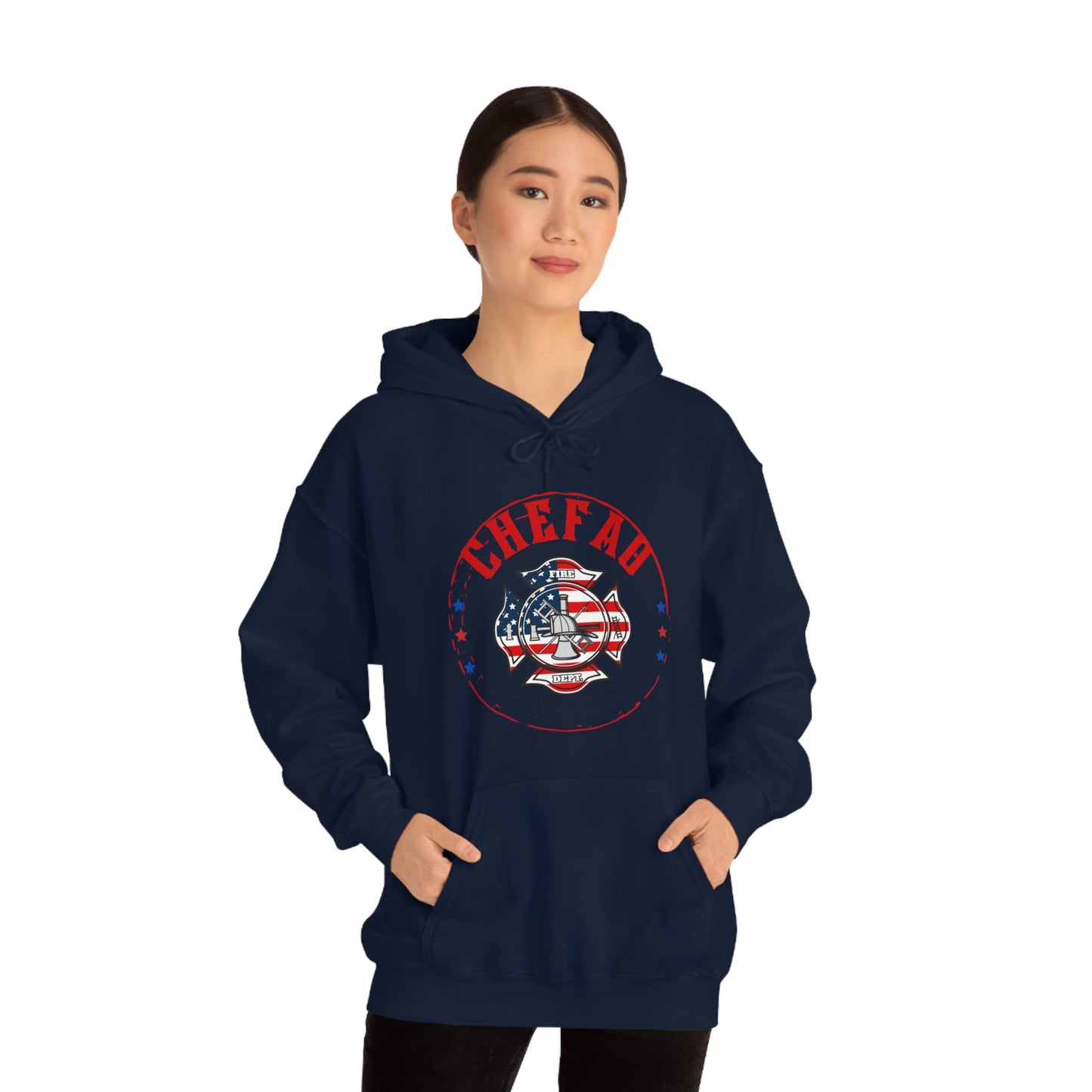 Chefao Fire II, Unisex Heavy Blend Hooded Sweatshirt