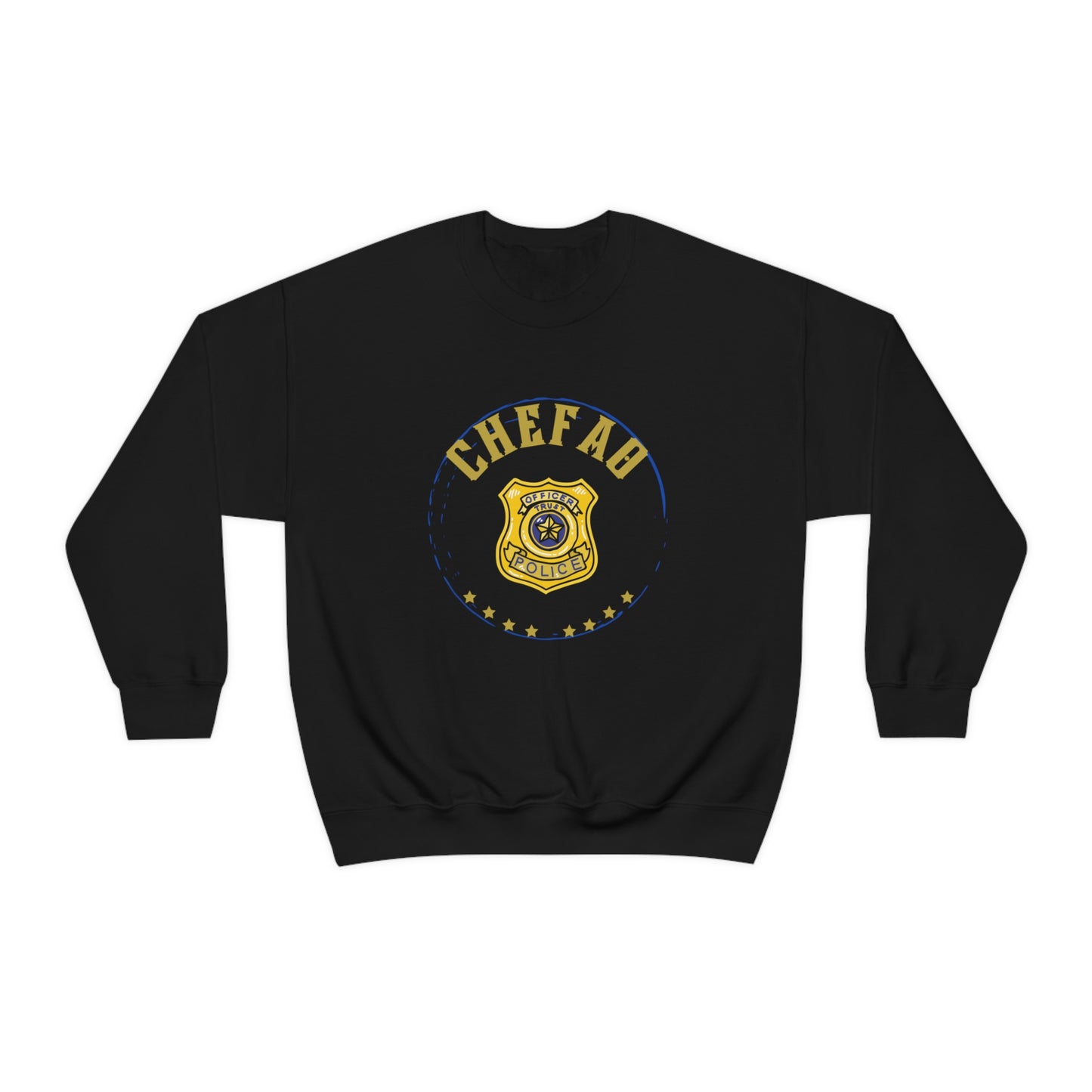 Chefao Police I, Unisex Heavy Blend Crewneck Sweatshirt