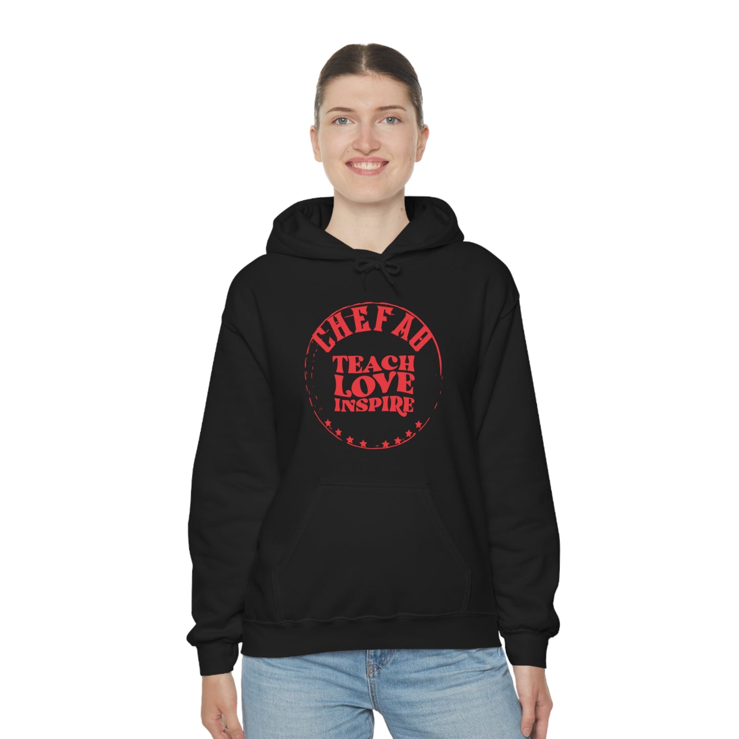 Chefao Teacher IV, Unisex Heavy Blend Hooded Sweatshirt