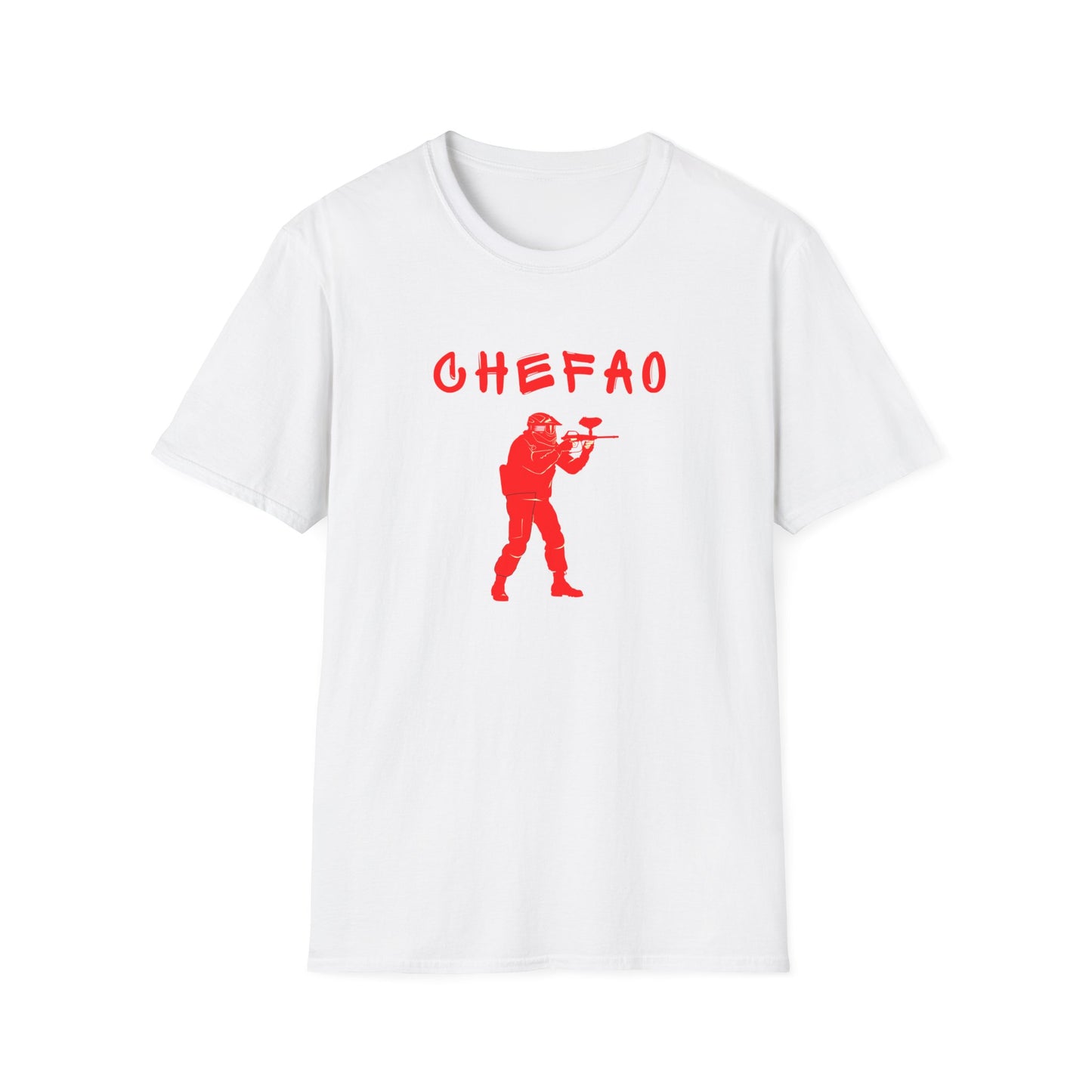 Chefao Paintball I, Unisex Softstyle T-Shirt