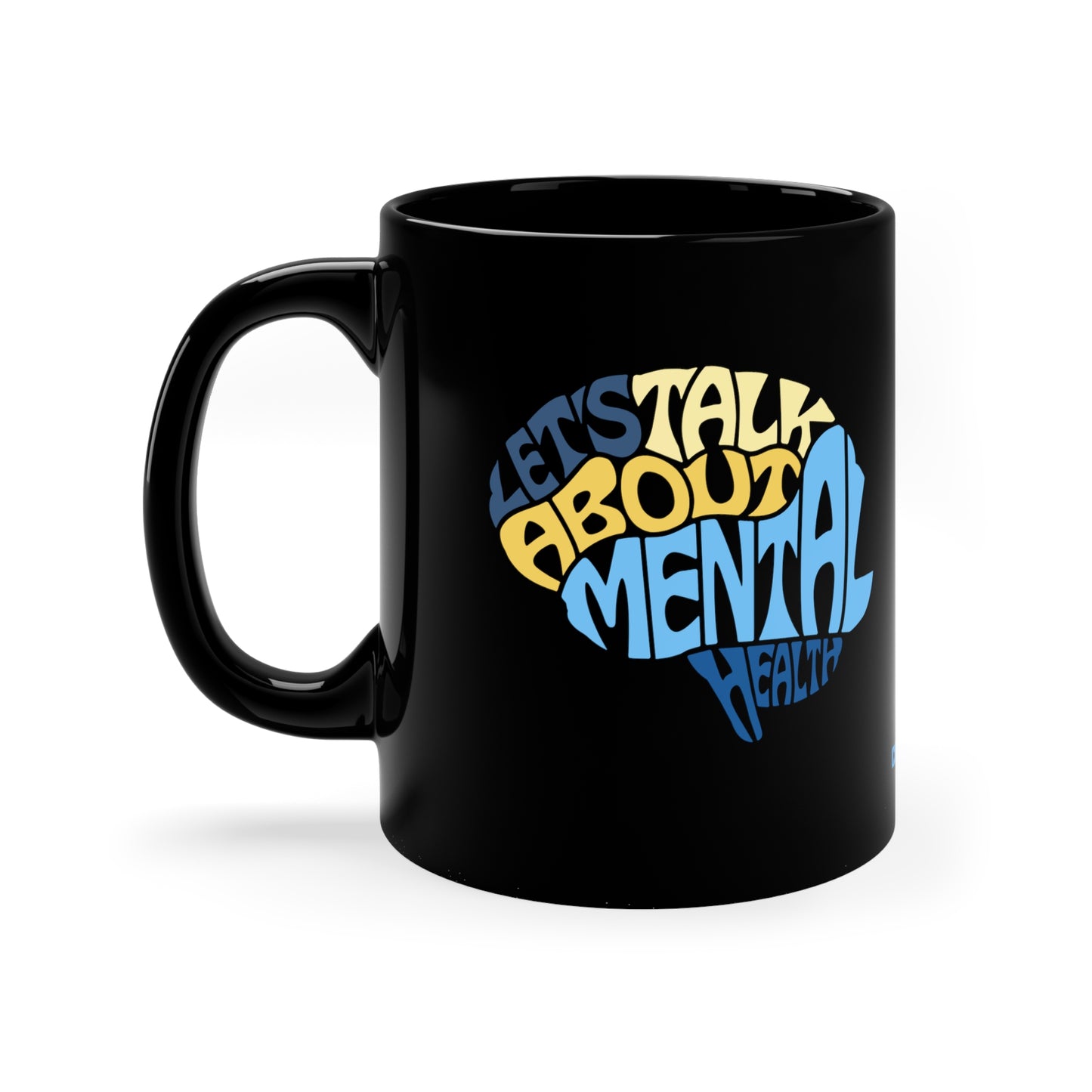 Mental Health I, Black Coffee Mug, 11oz