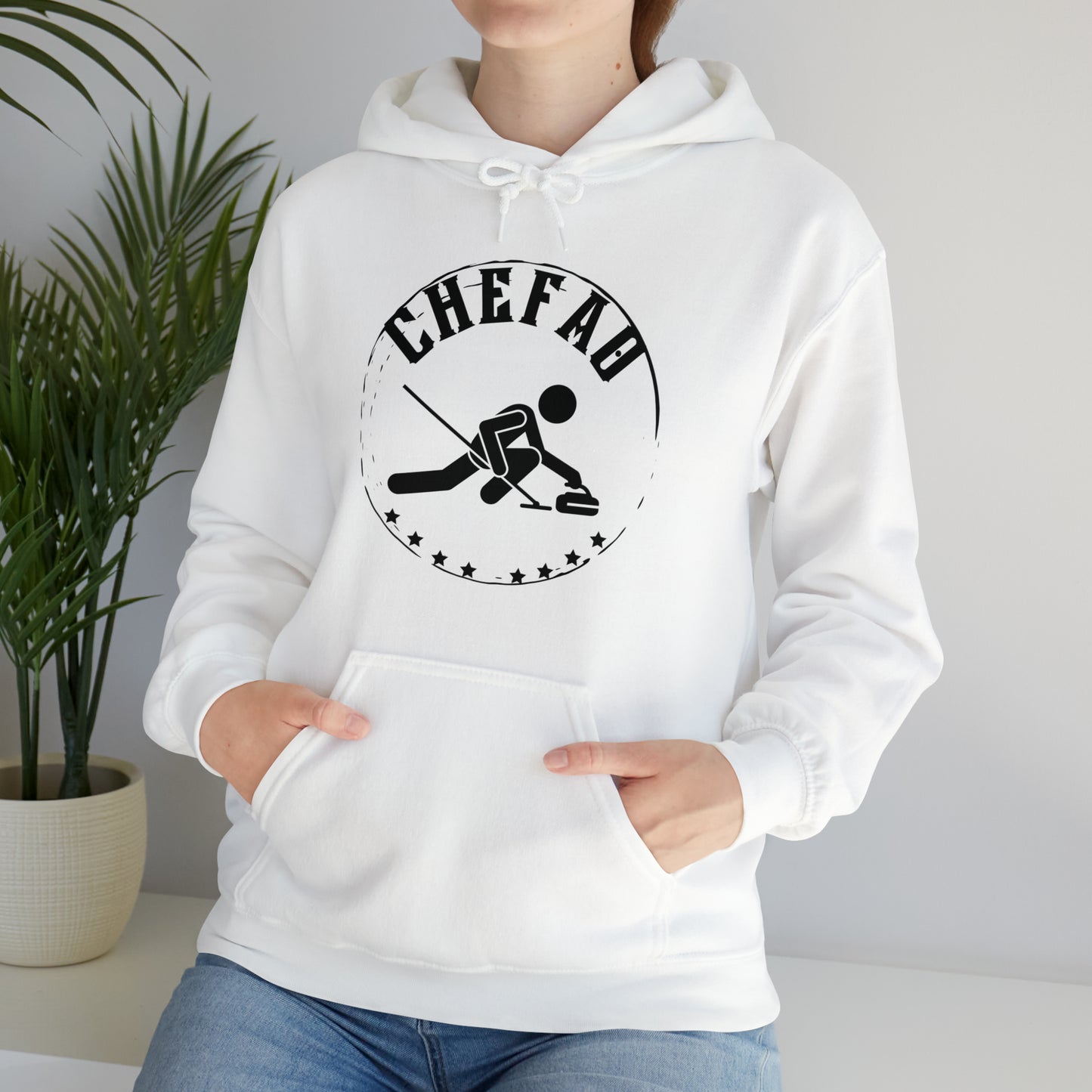 Chefao Curling II, Unisex Heavy Blend Hooded Sweatshirt