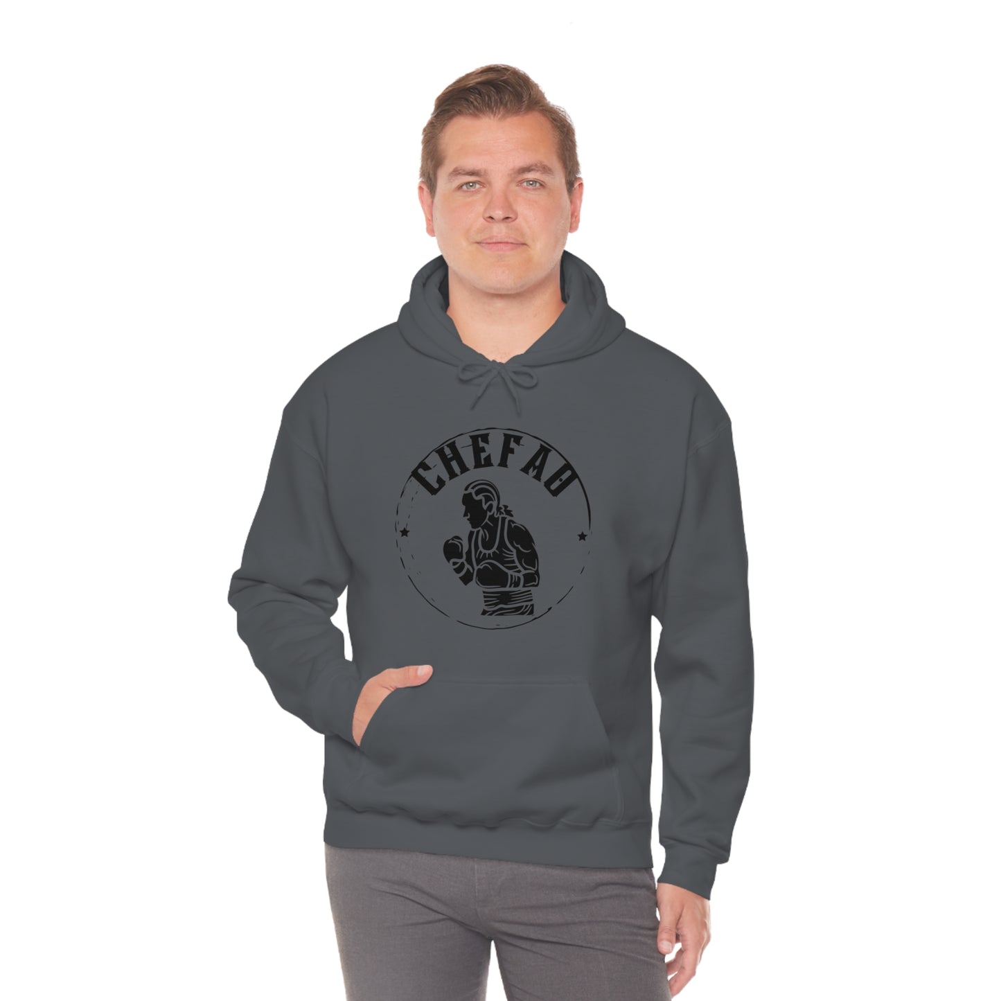 Chefao Boxer II, Unisex Heavy Blend Hooded Sweatshirt