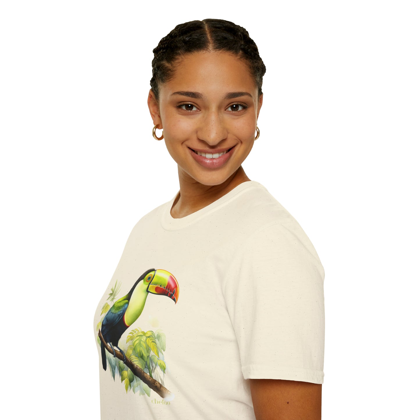 Keel Billed Toucan I,, Unisex Softstyle T-Shirt