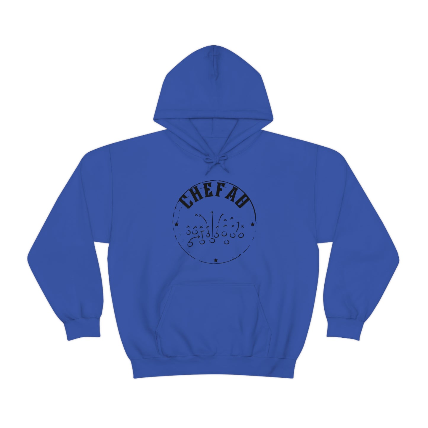 Chefao Football I, Unisex Heavy Blend Hooded Sweatshirt