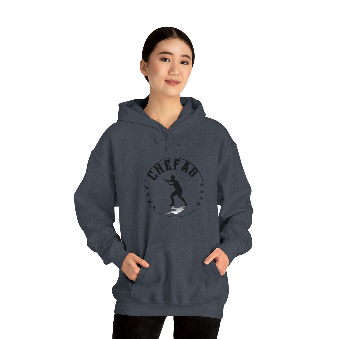 Chefao Tennis VI, Unisex Heavy Blend Hooded Sweatshirt