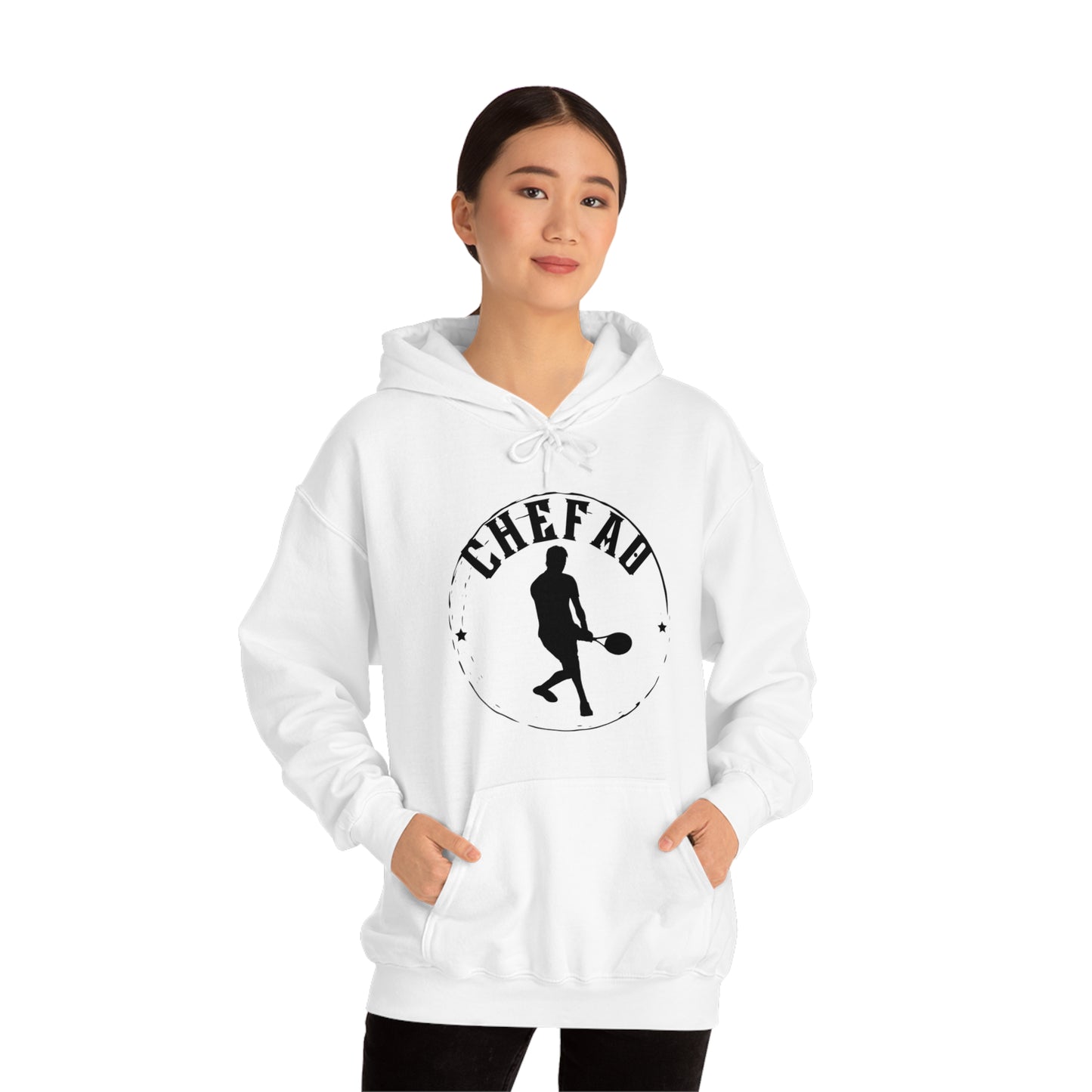 Chefao Tennis II, Unisex Heavy Blend Hooded Sweatshirt