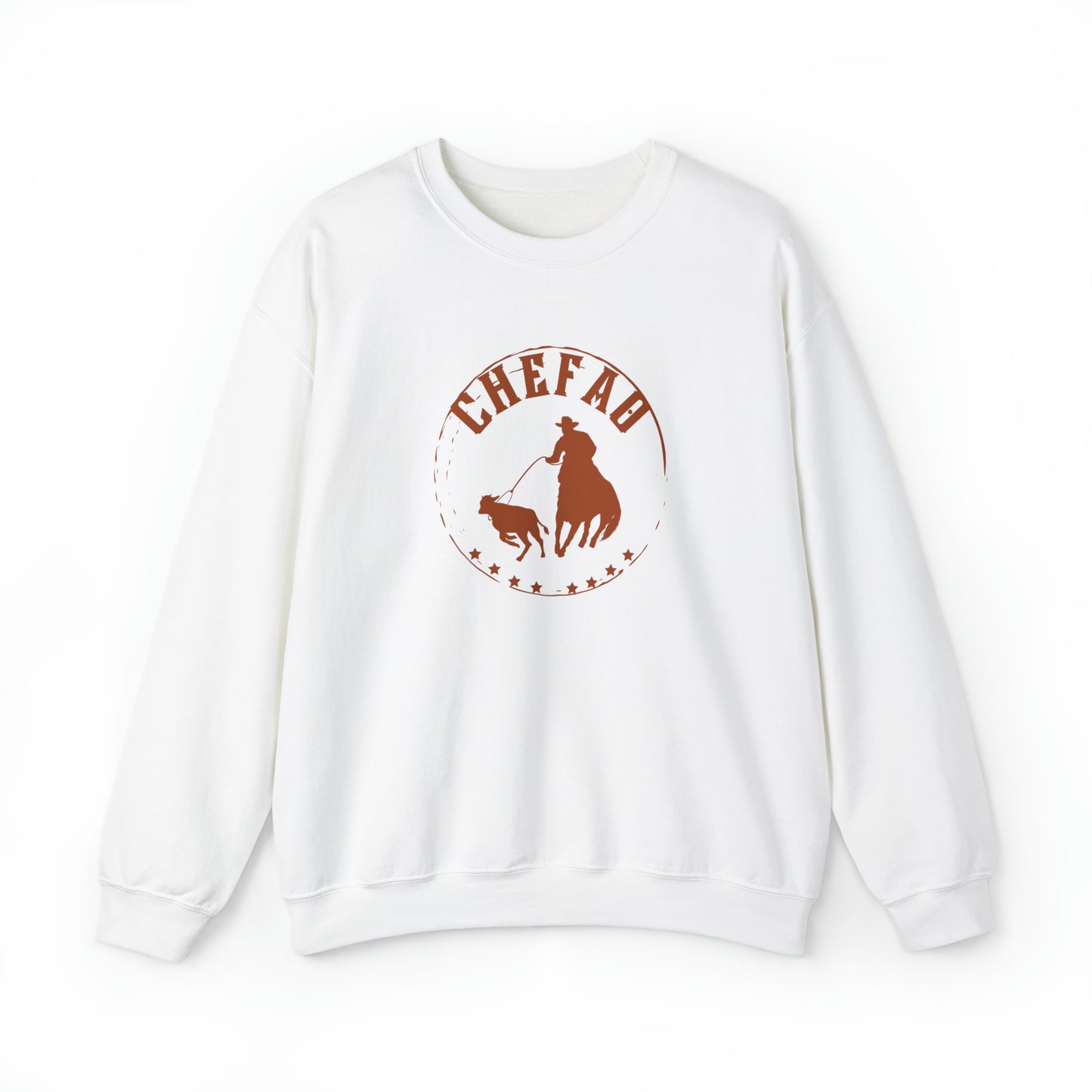 Chefao Calf Roping I, Unisex Heavy Blend Crewneck Sweatshirt