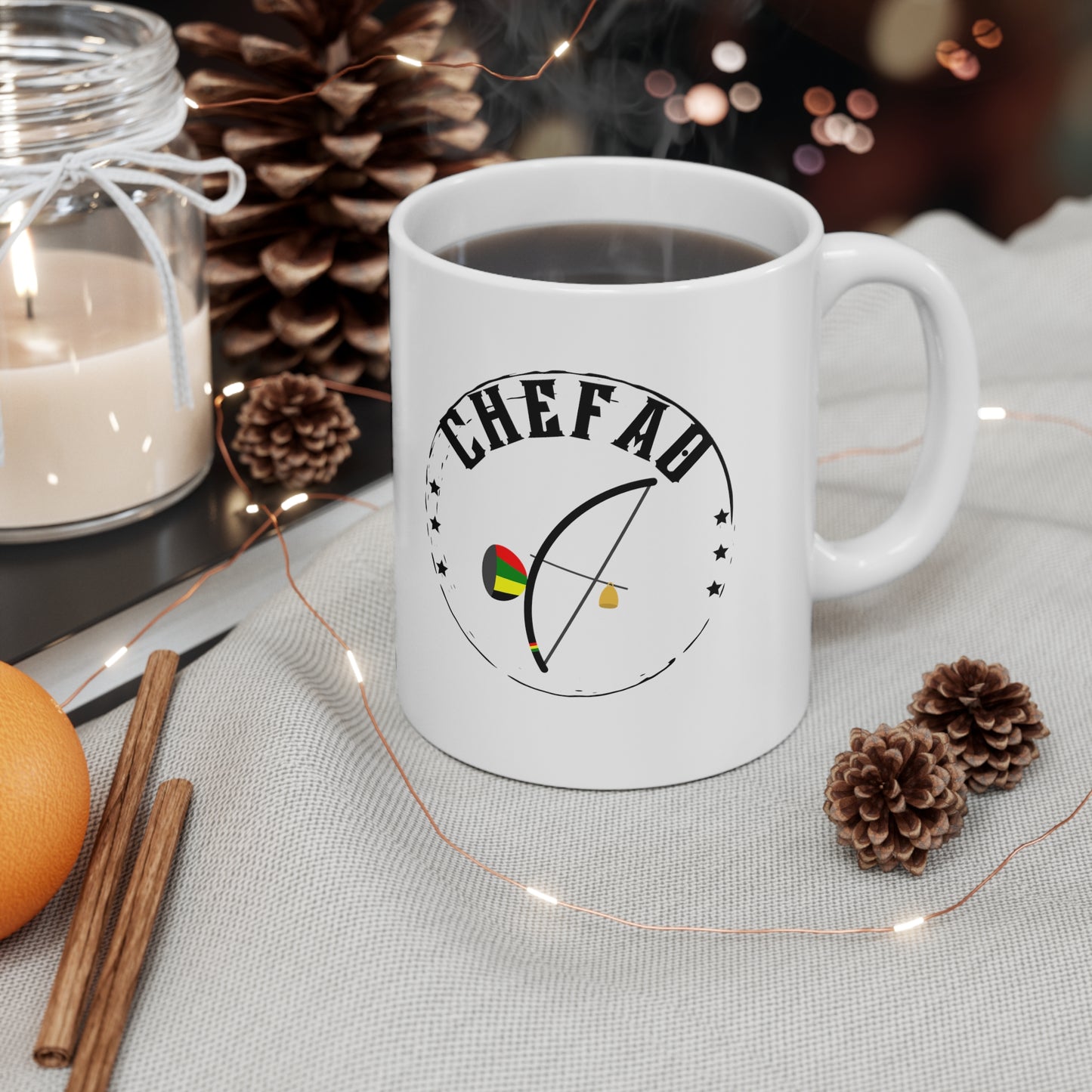 Chefao Berimbau I, White Coffee Mug, 11oz