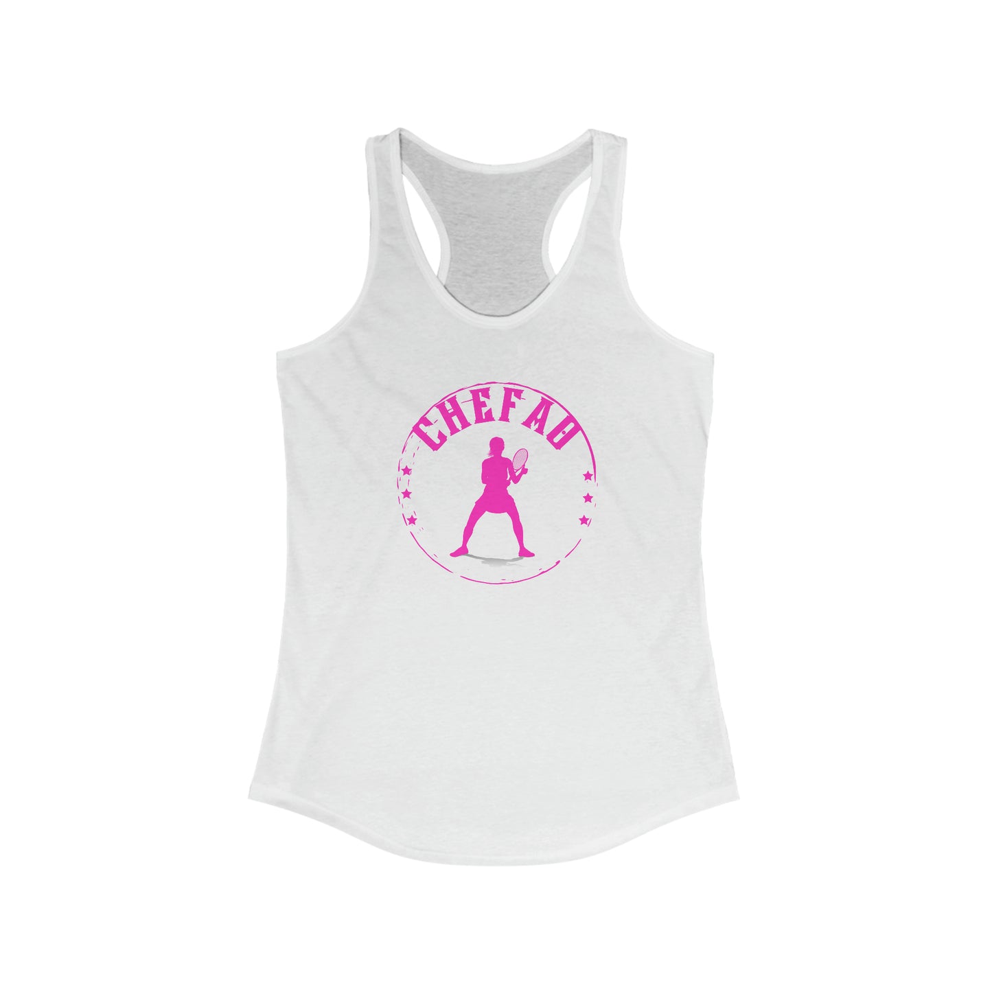 Chefao Tennis IV, Women's Racerback Tank