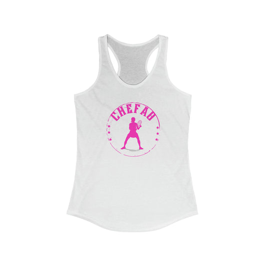 Chefao Tennis IV, Women's Racerback Tank