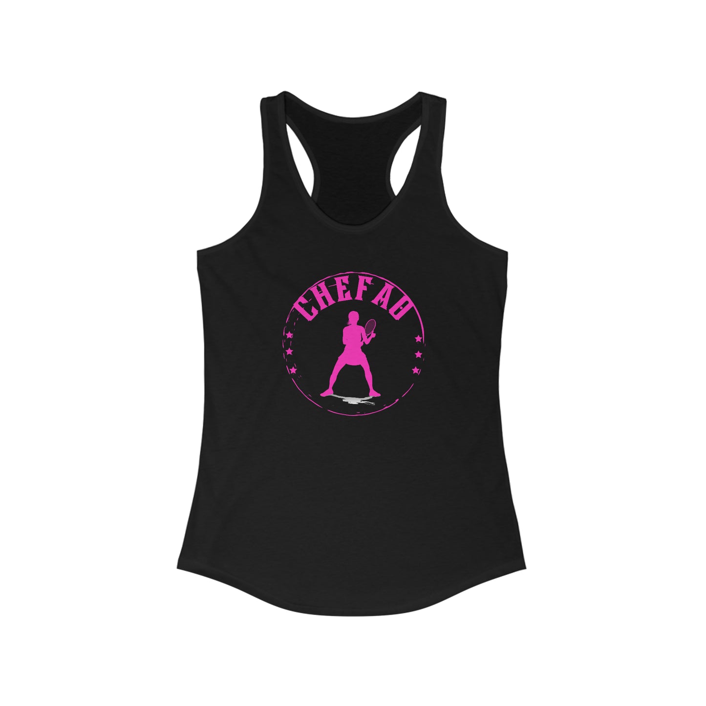 Chefao Tennis IV, Women's Racerback Tank