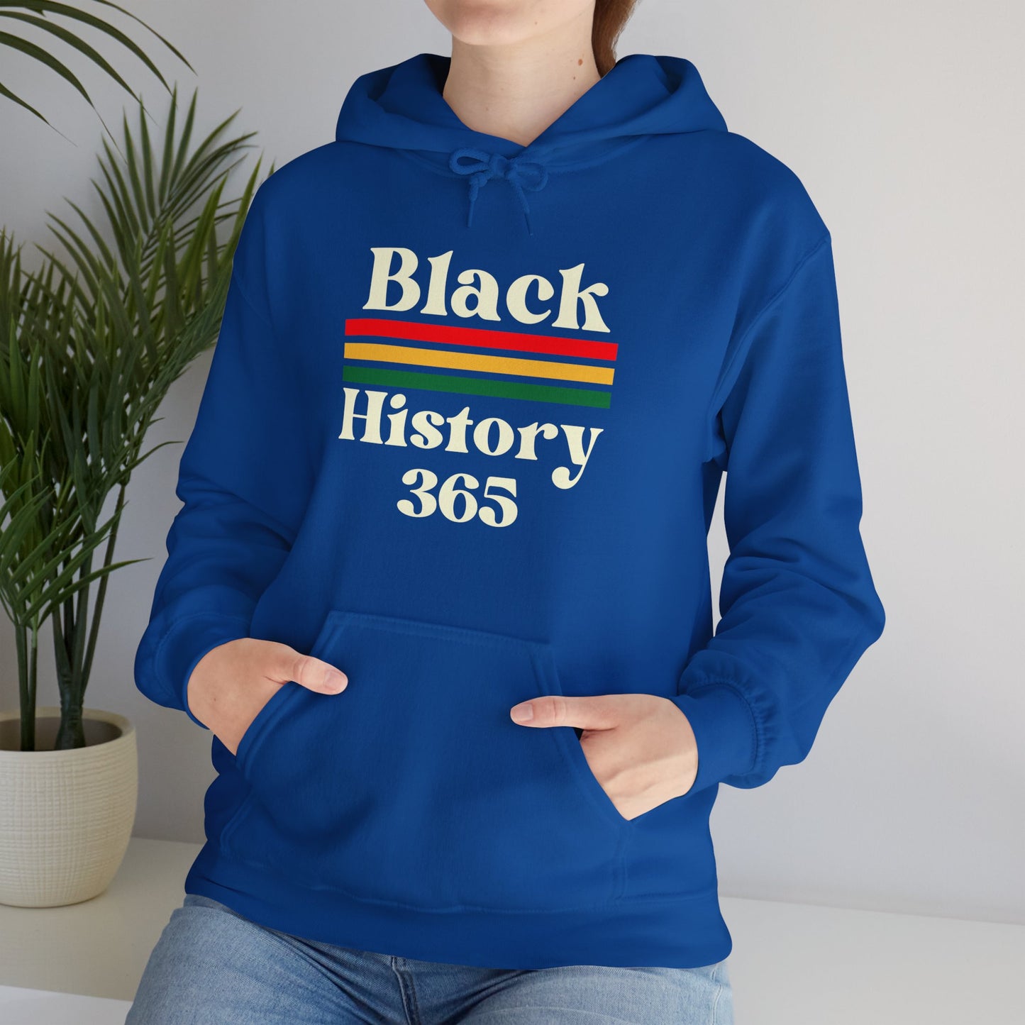 Chefao Black History 365, Unisex Heavy Blend Hooded Sweatshirt