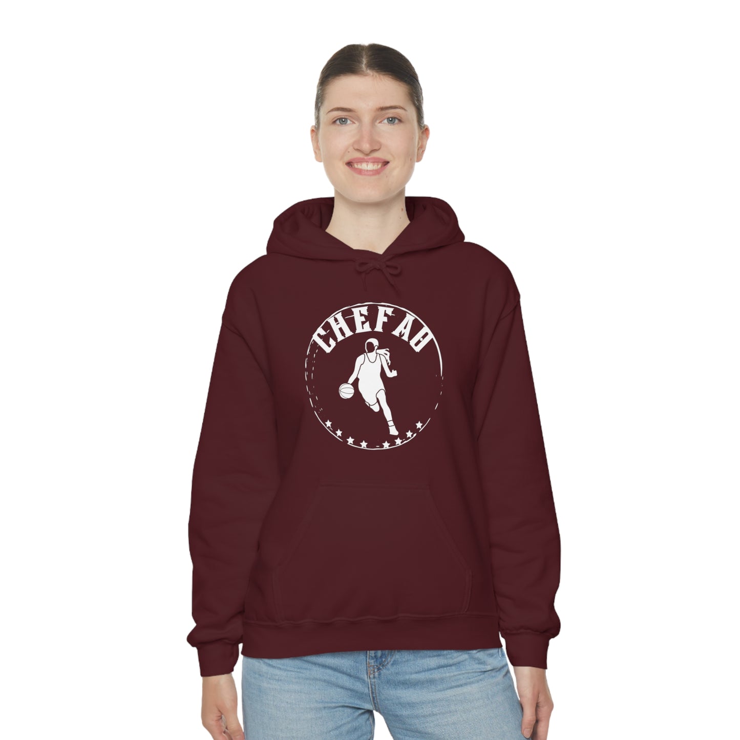 Chefao Basketball I, Unisex Heavy Blend Hooded Sweatshirt