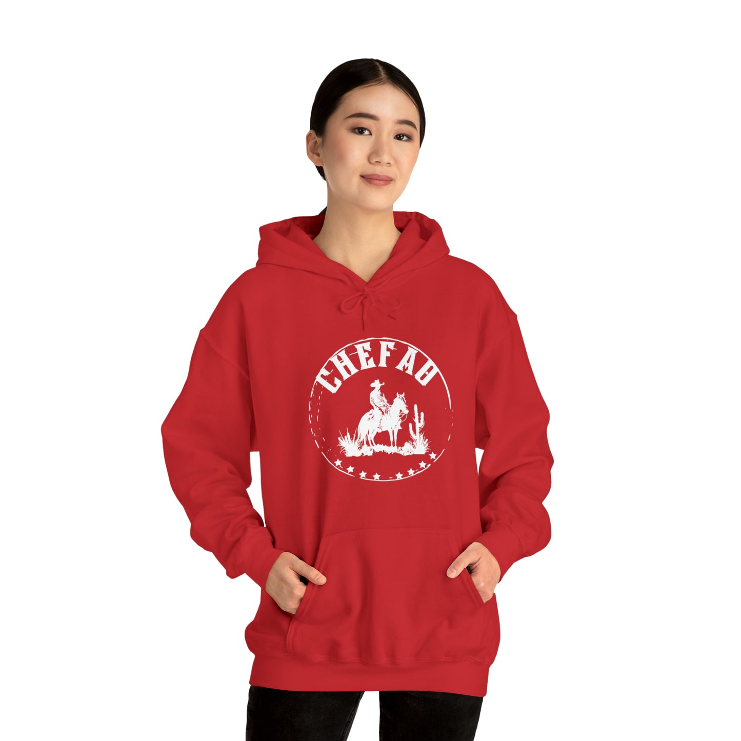 Chefao Cowboy I, Unisex Heavy Blend Hooded Sweatshirt