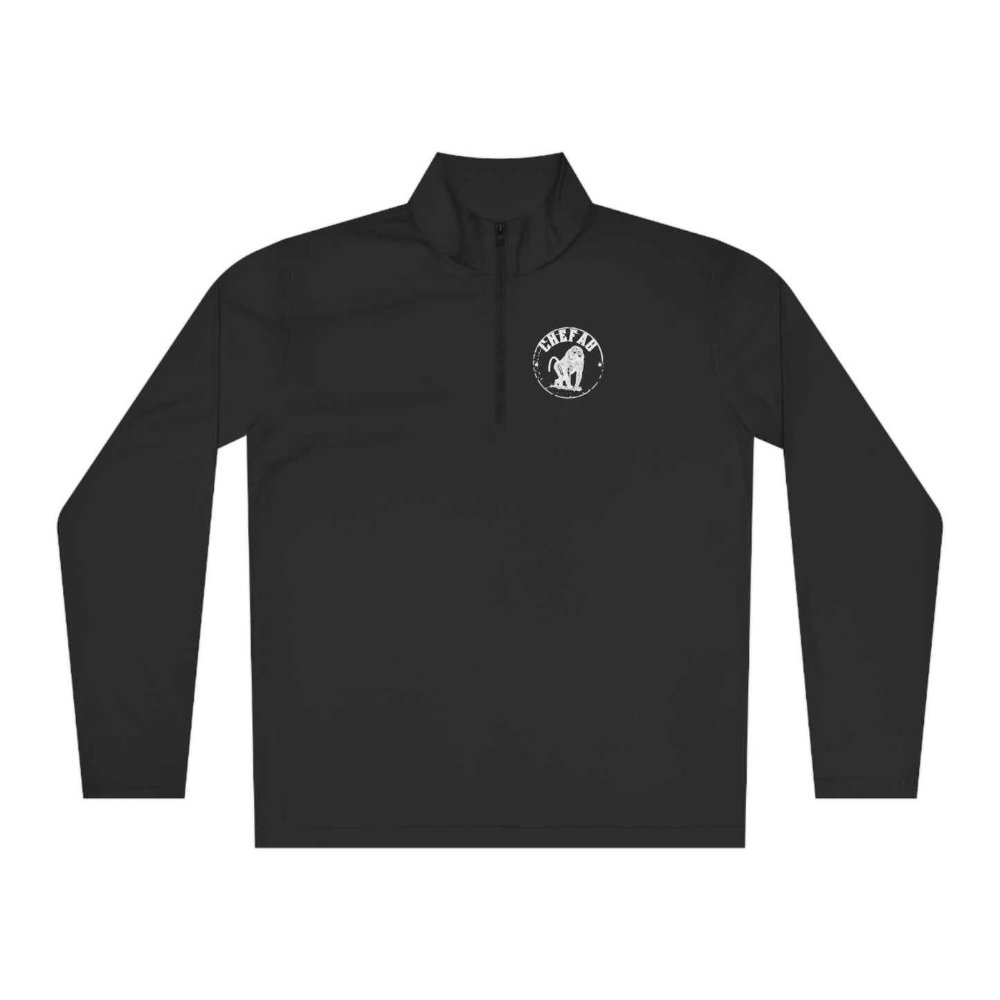 Chefao Baboon, Unisex Quarter-Zip Pullover