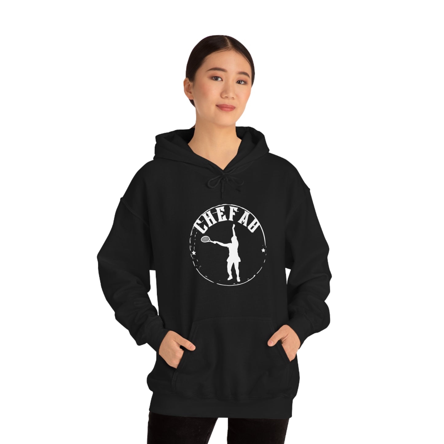 Chefao Tennis I, Unisex Heavy Blend Hooded Sweatshirt