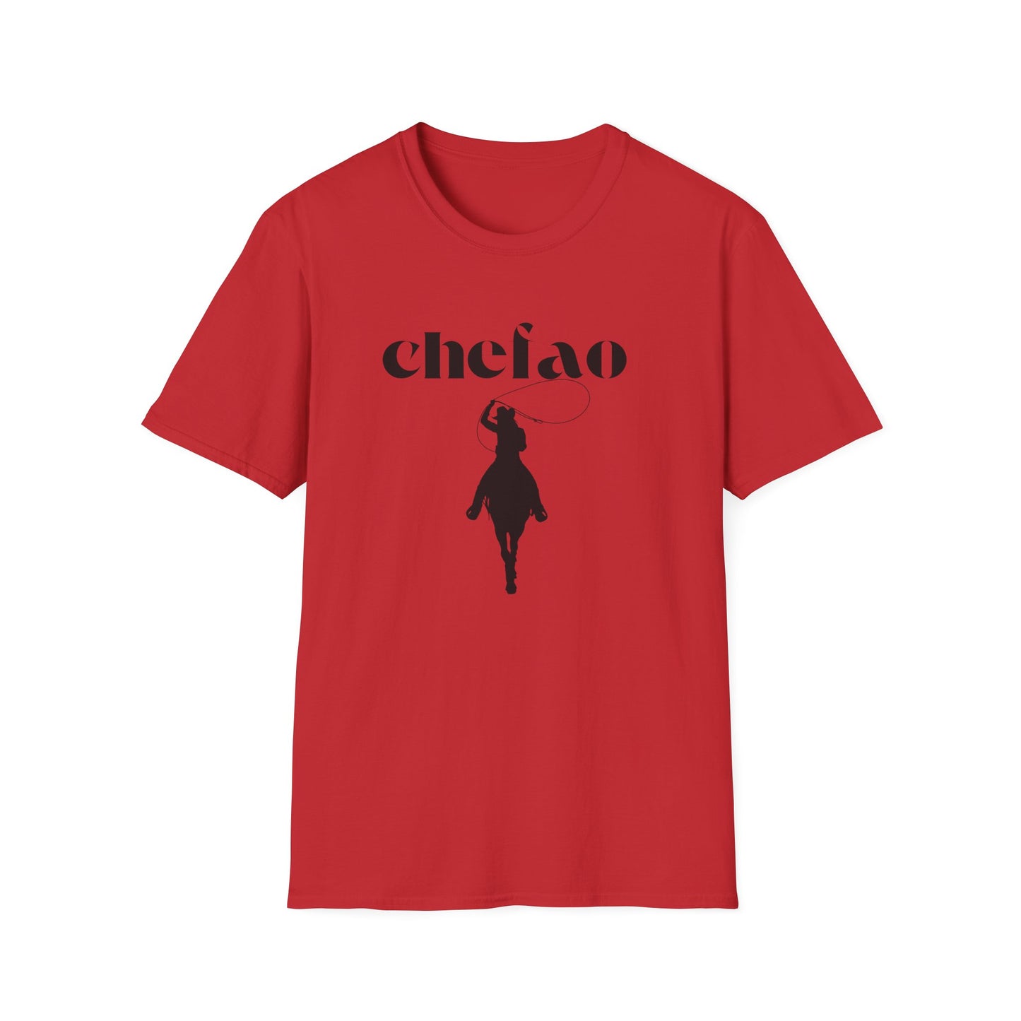 Chefao Cowgirl II, Unisex Softstyle T-Shirt