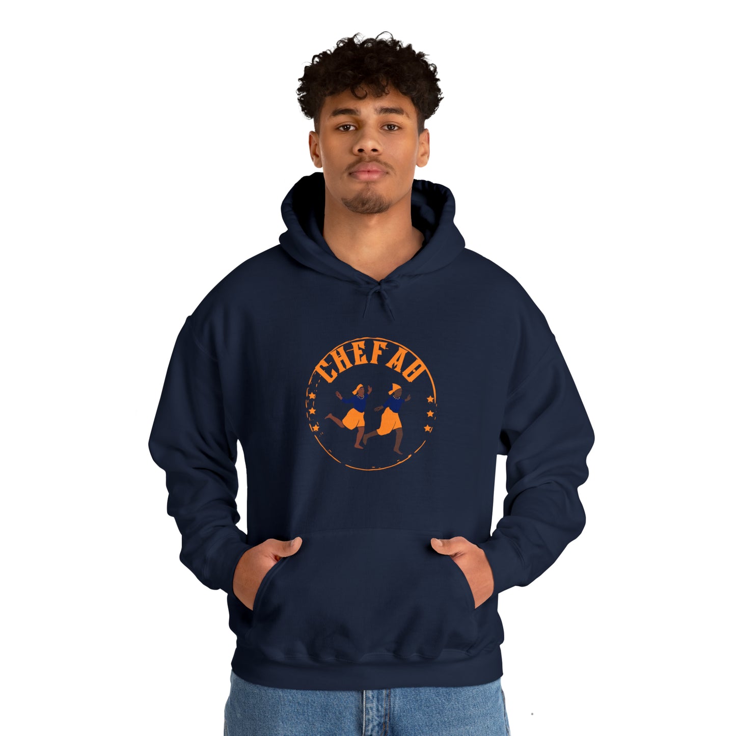 Chefao African Dance I, Unisex Heavy Blend Hooded Sweatshirt