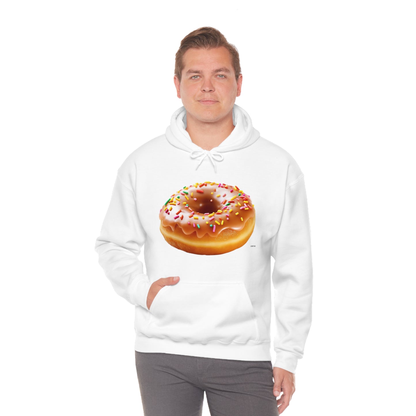 Sprinkled Donut, Unisex Heavy Blend Hooded Sweatshirt