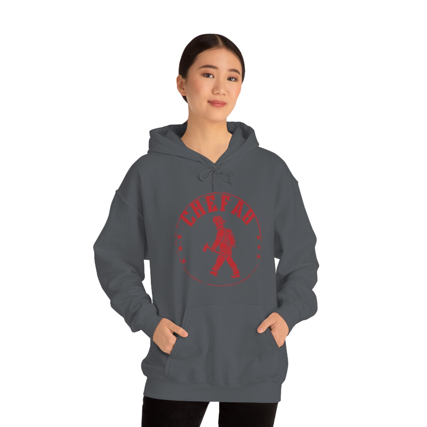 Chefao Fire I, Unisex Heavy Blend Hooded Sweatshirt