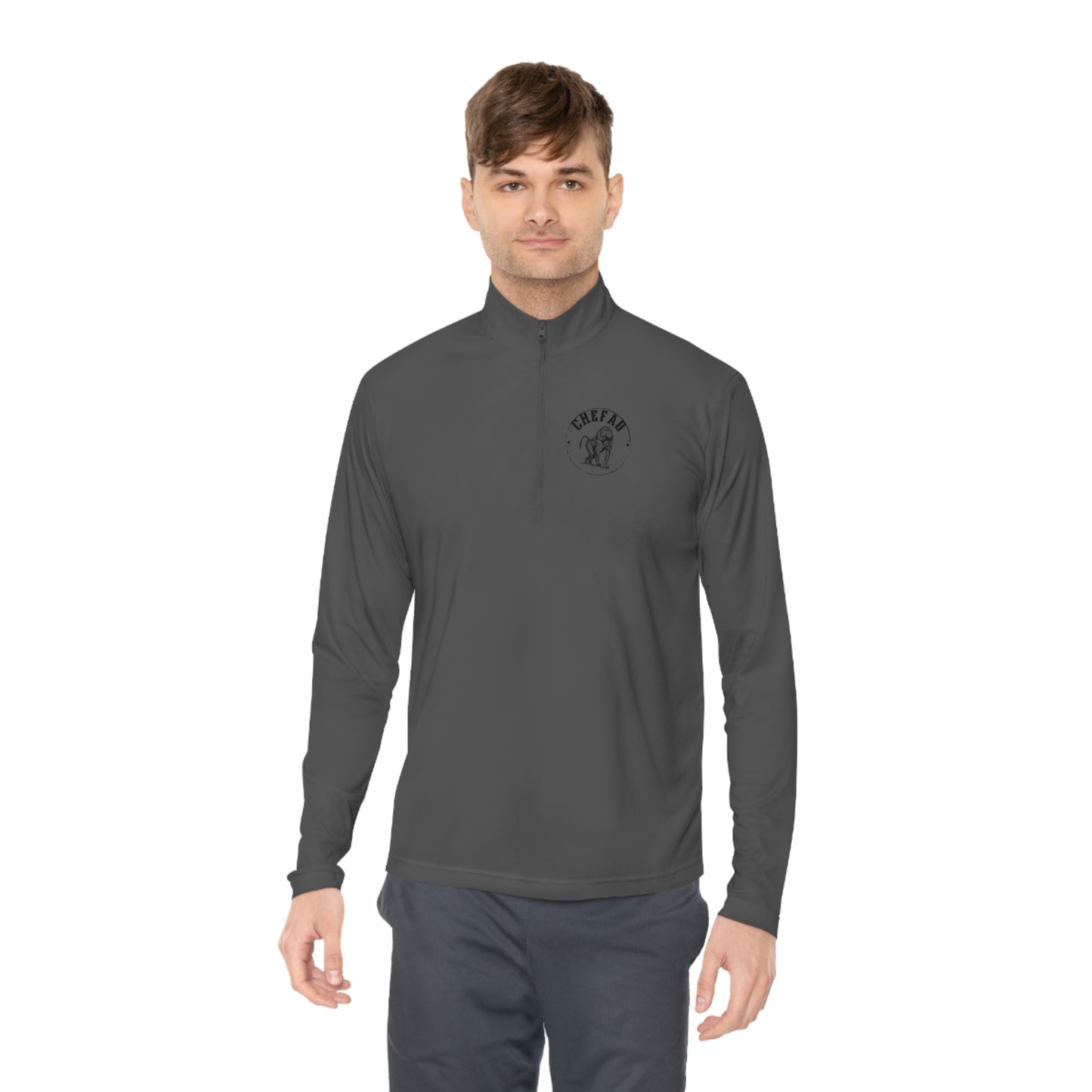 Chefao Baboon, Unisex Quarter-Zip Pullover