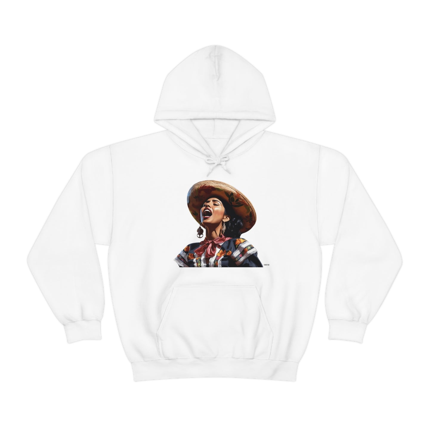 Mariachi Woman, Unisex Heavy Blend Hooded Sweatshirt