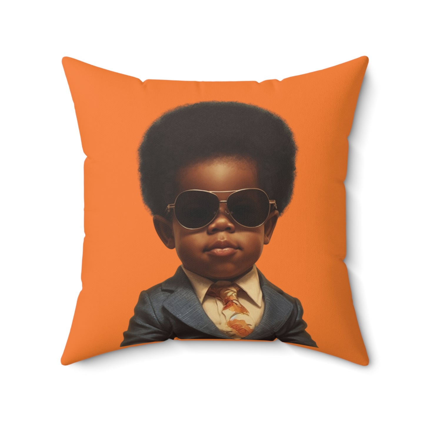 Little Boss, Spun Polyester Square Pillow