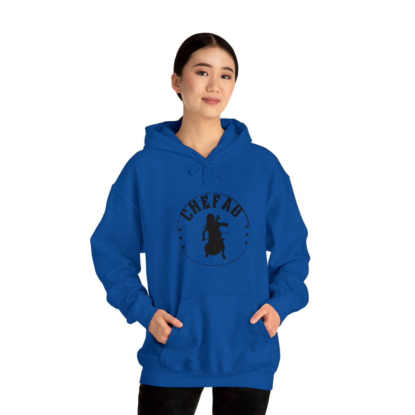 Chefao Cello I, Unisex Heavy Blend Hooded Sweatshirt