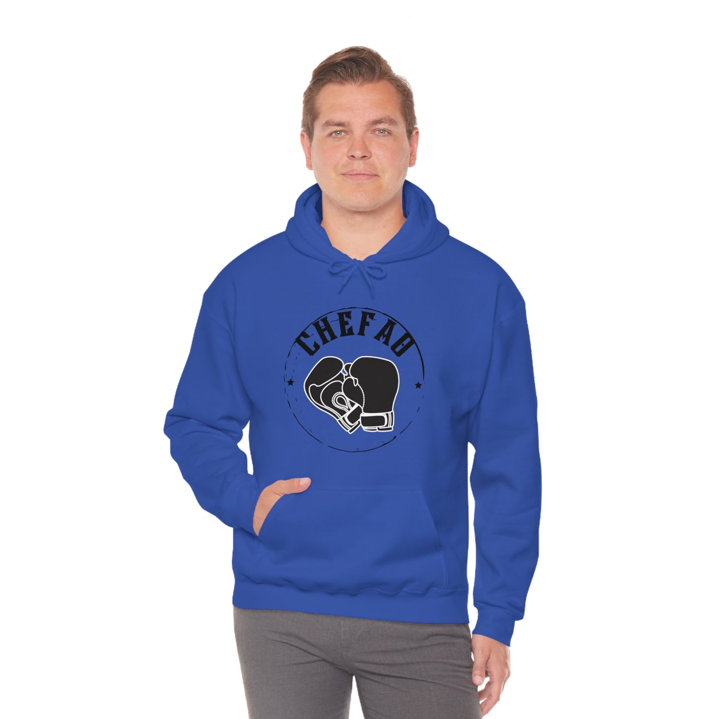 Chefao Boxing I, Unisex Heavy Blend Hooded Sweatshirt