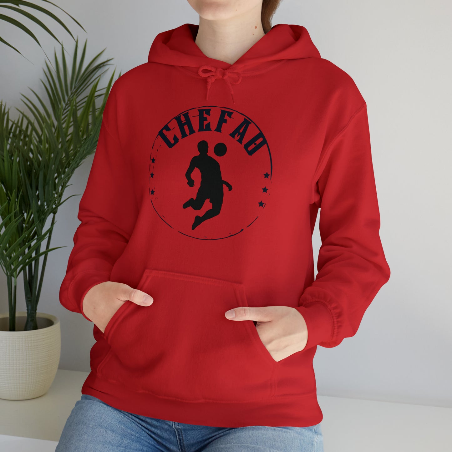 Chefao Soccer IV, Unisex Heavy Blend Hooded Sweatshirt