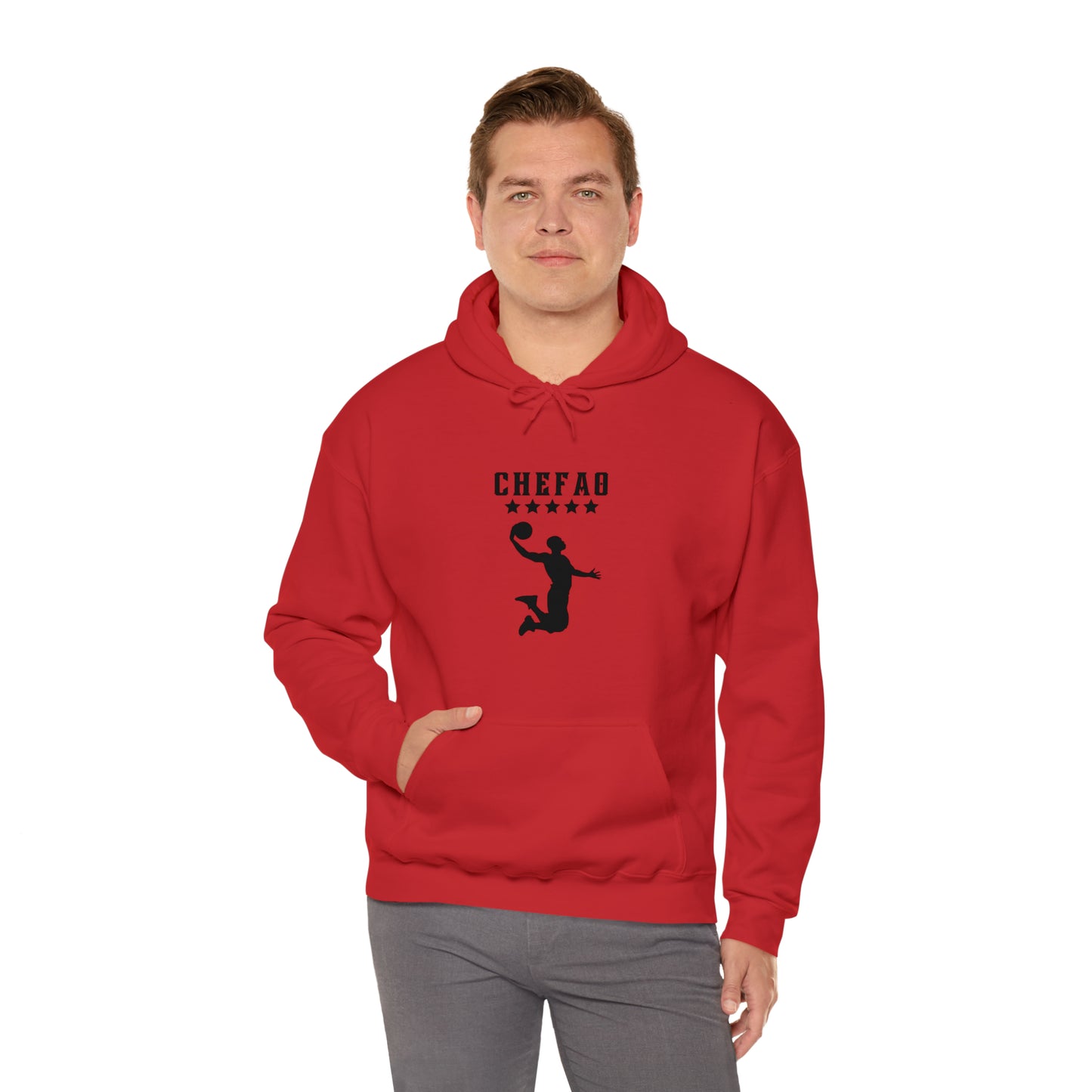 Chefao Basketball X, Unisex Heavy Blend Hooded Sweatshirt